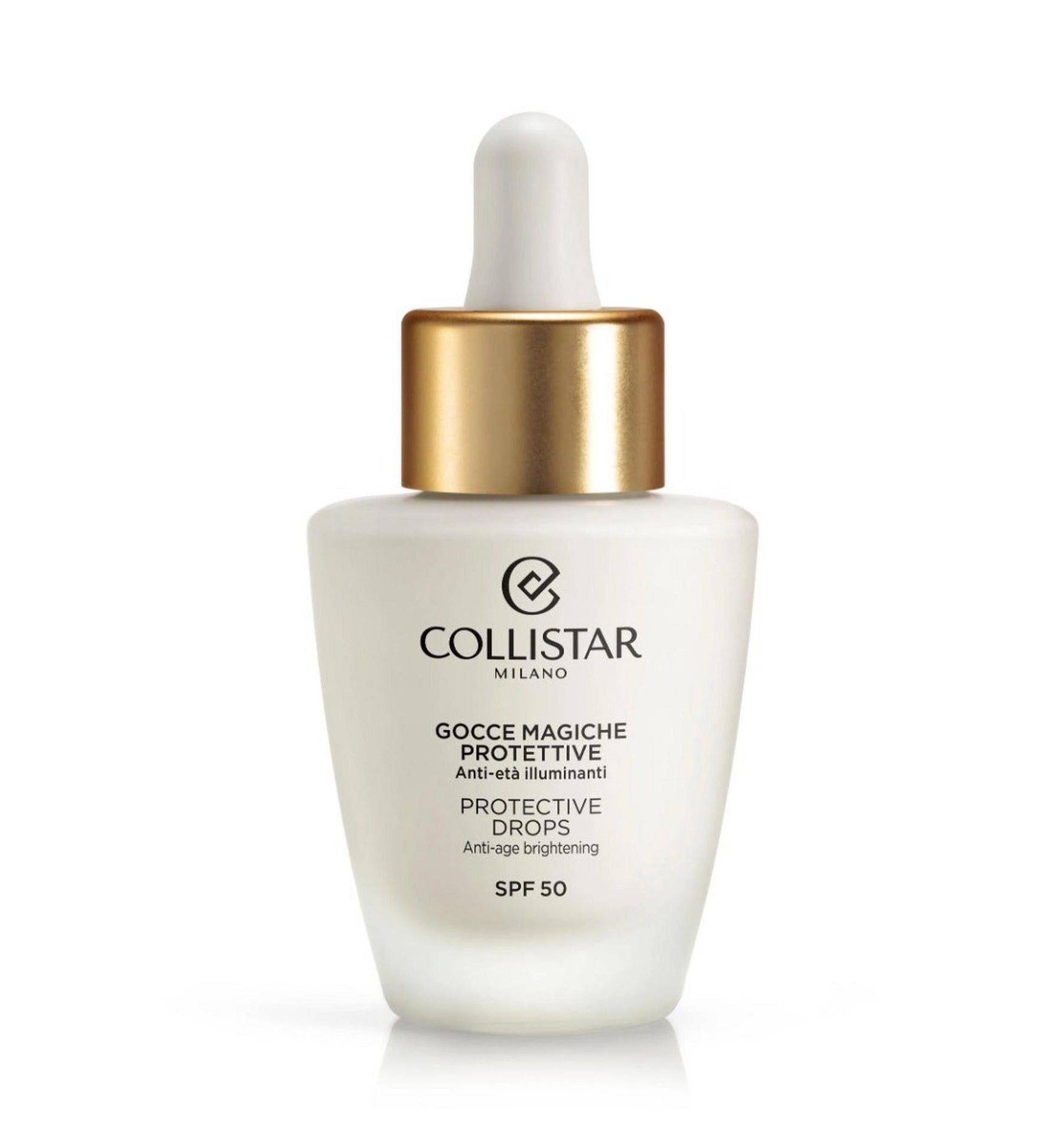Collistar, Gocce Magiche Protettive, Anti-îmbătrânire și Strălucire, Zi, Ser, Față, SPF 50, 30 ml