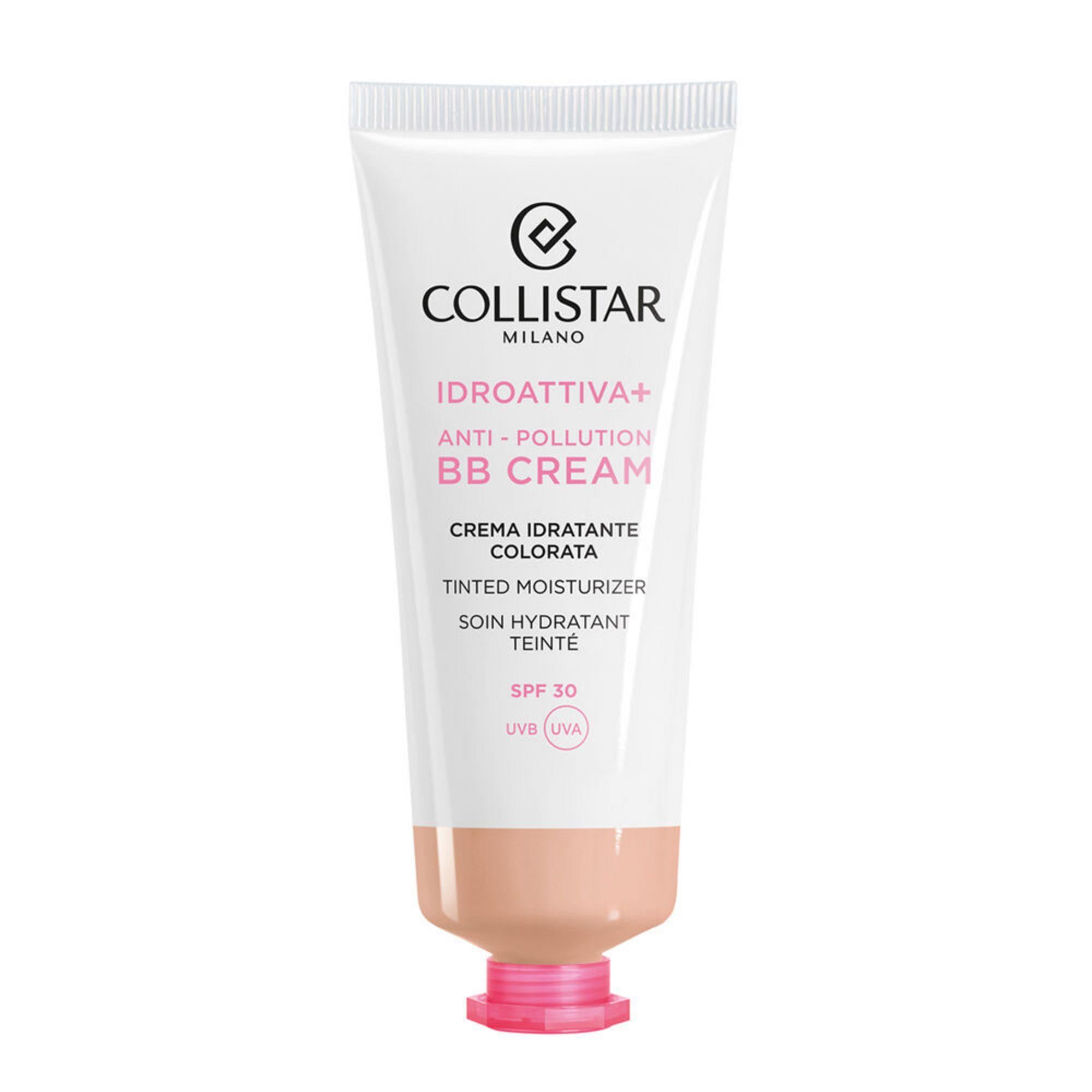 Collistar, Idro-Attiva+, Antipoluare, Cremă BB, Lumină, SPF30, 50 ml