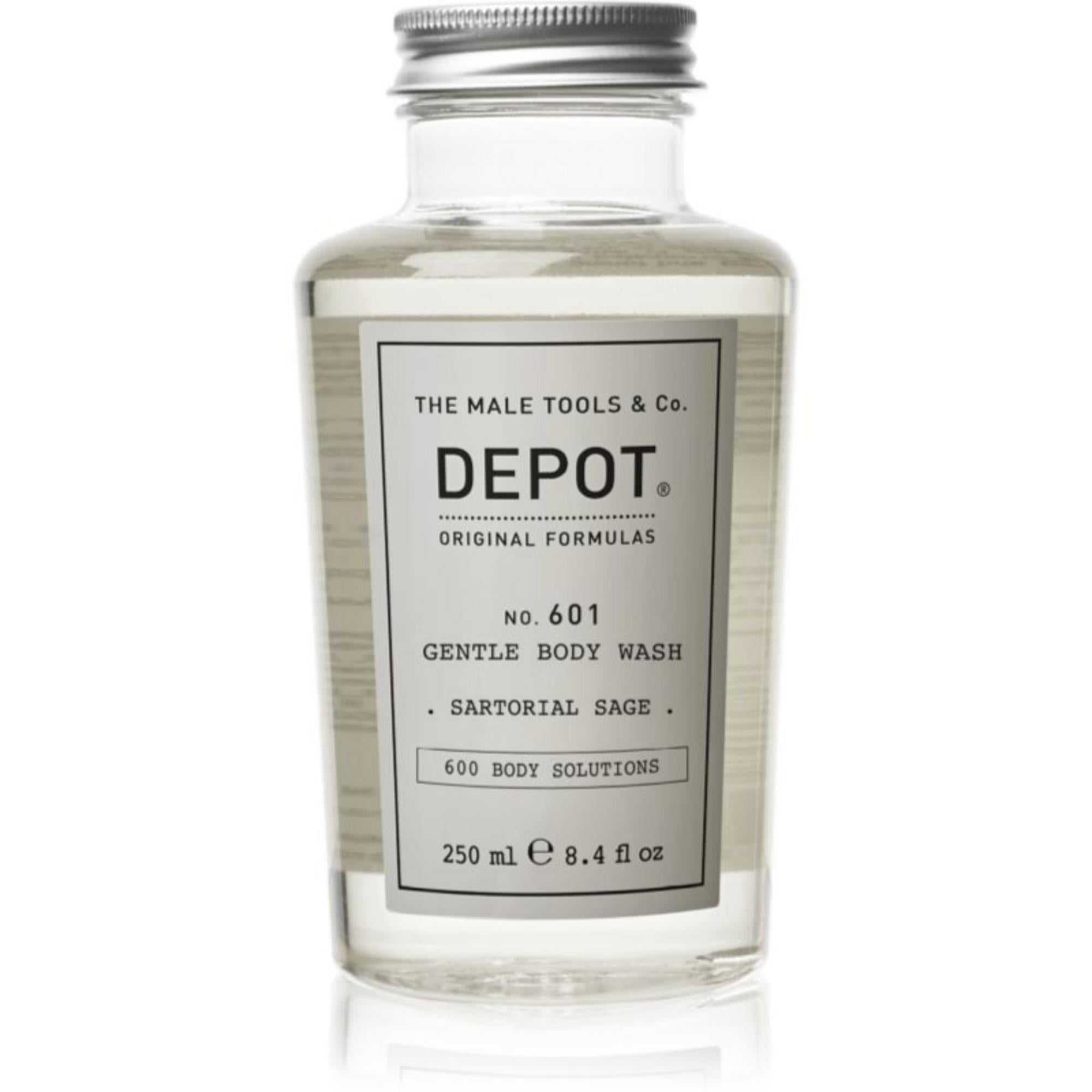Depot, 600 Body Solutions No. 601, Înțelept sartorial, Gel de duș, 250 ml