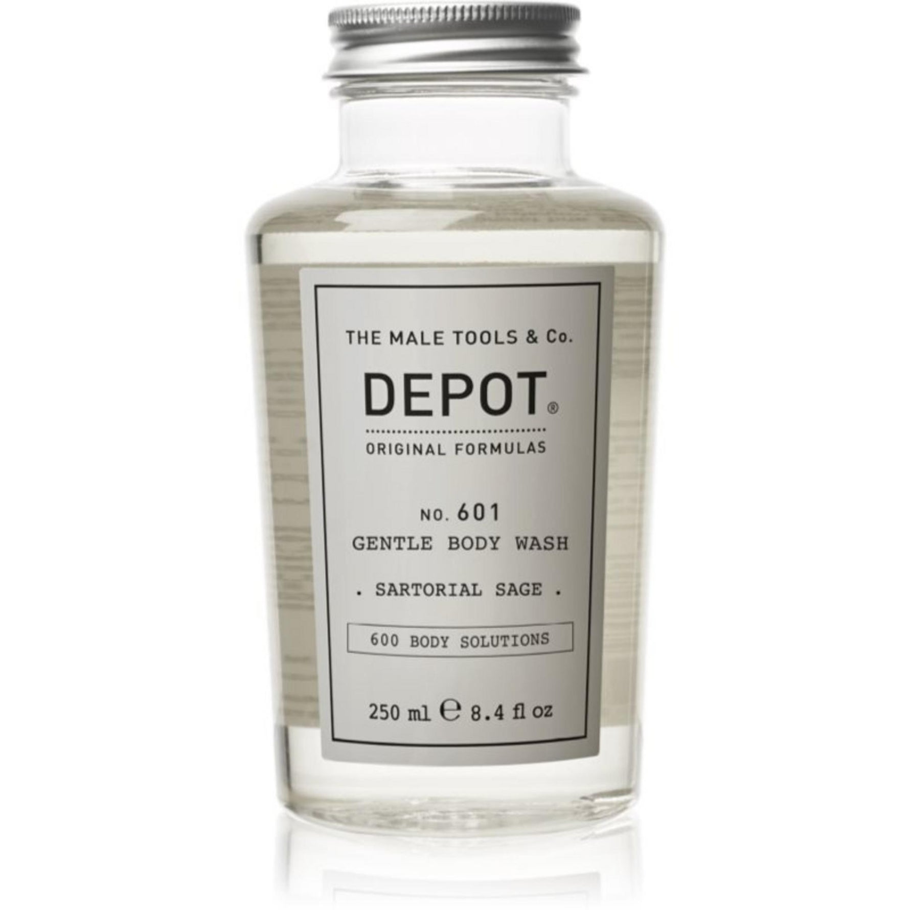 Depot, 600 Body Solutions No. 601, Înțelept sartorial, Gel de duș, 250 ml