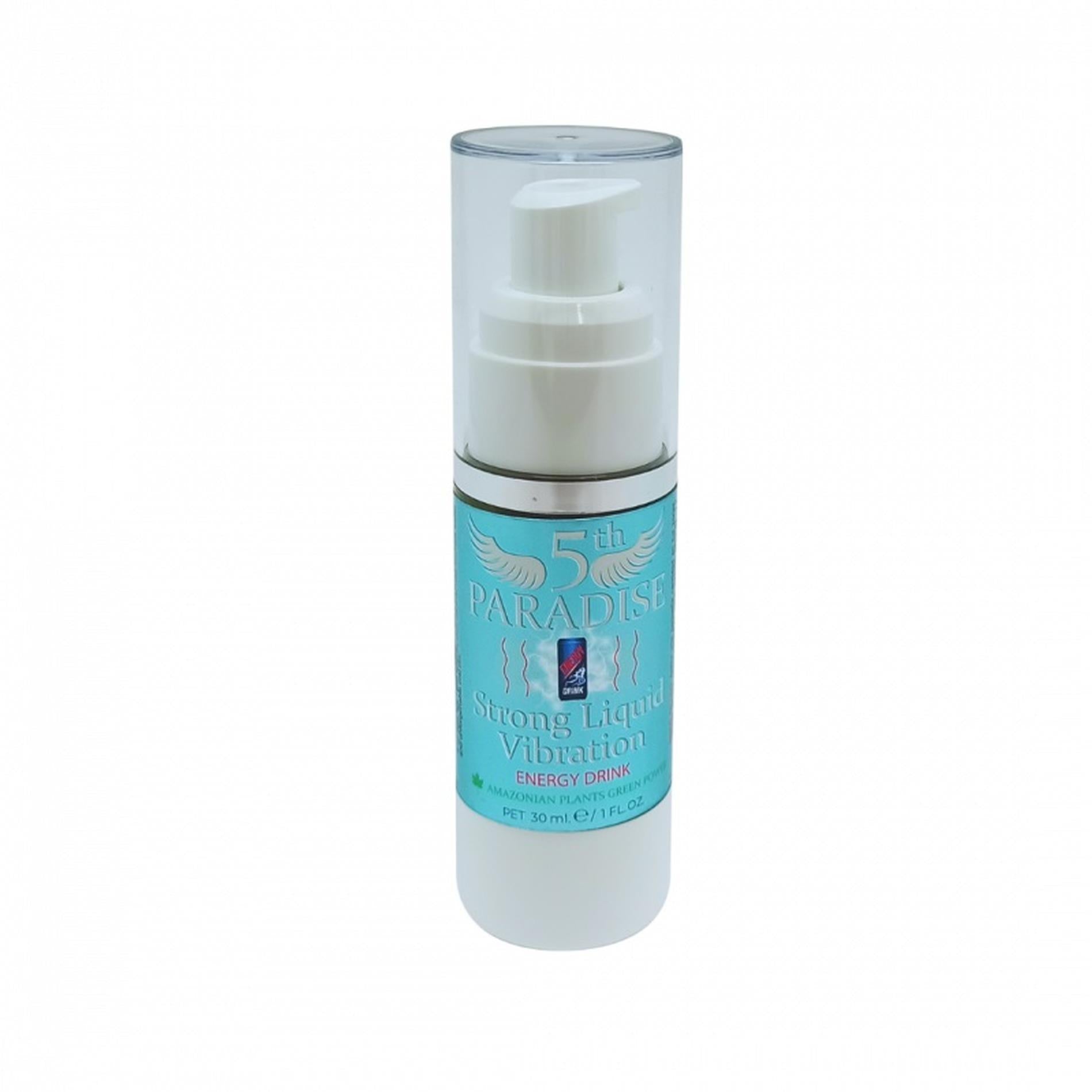 Gel vibrant puternic, băutură energizantă 5th Paradise verde 30 ml