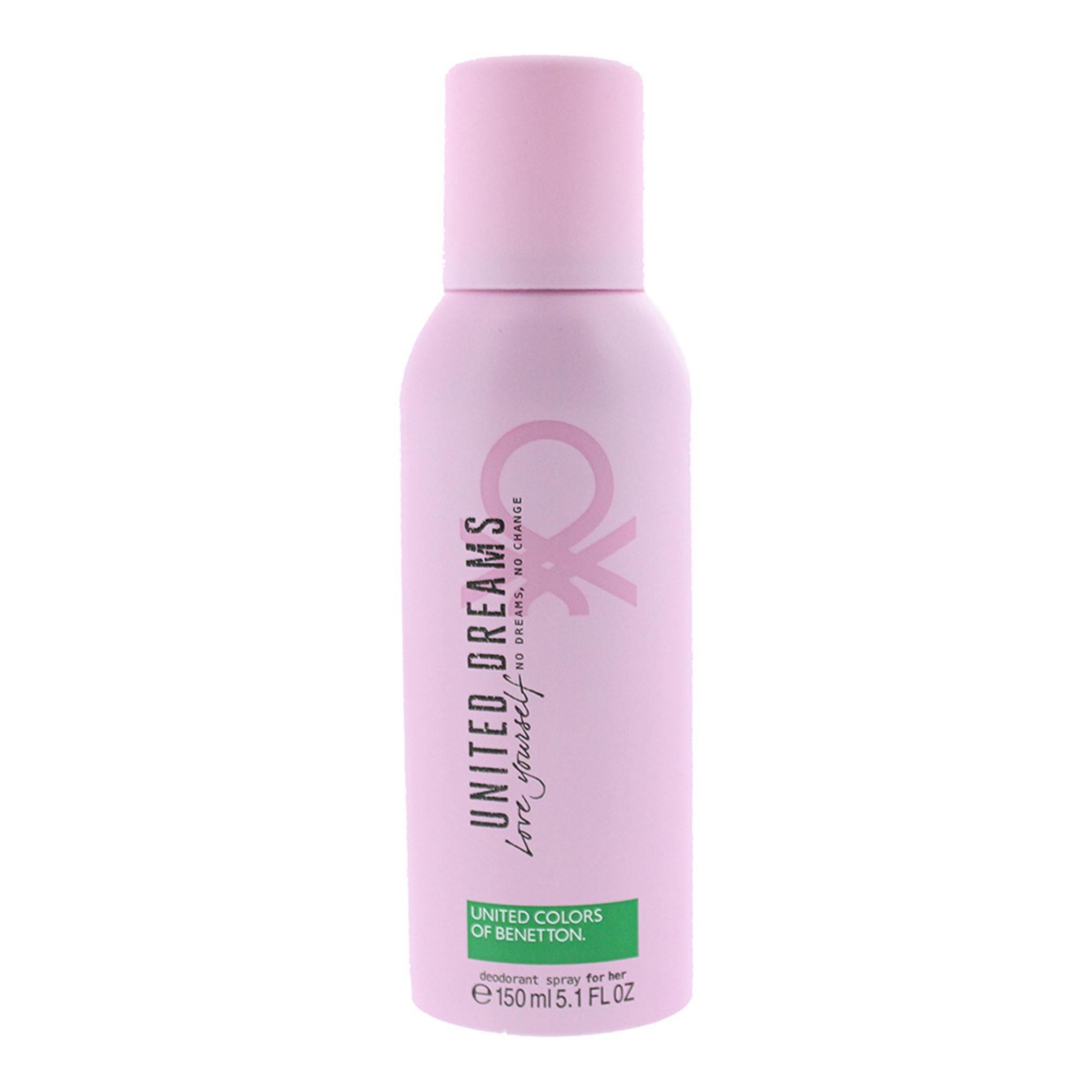 Benetton, United Dreams Love Yourself, Floral, Deodorant spray, Pentru femei, 150 ml
