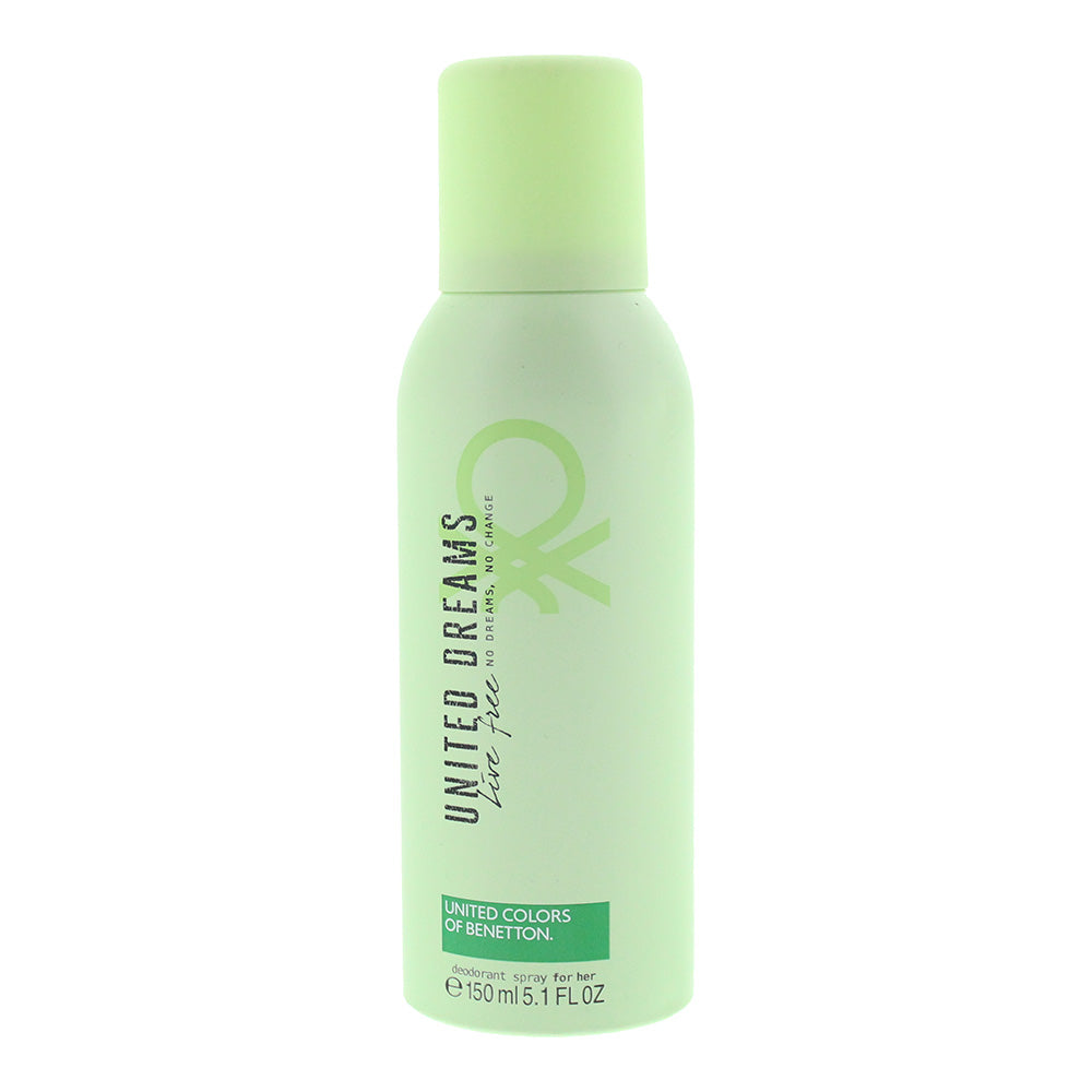 Benetton, United Dreams Live Free, Antiperspirant, Deodorant spray, Unisex, 150 ml