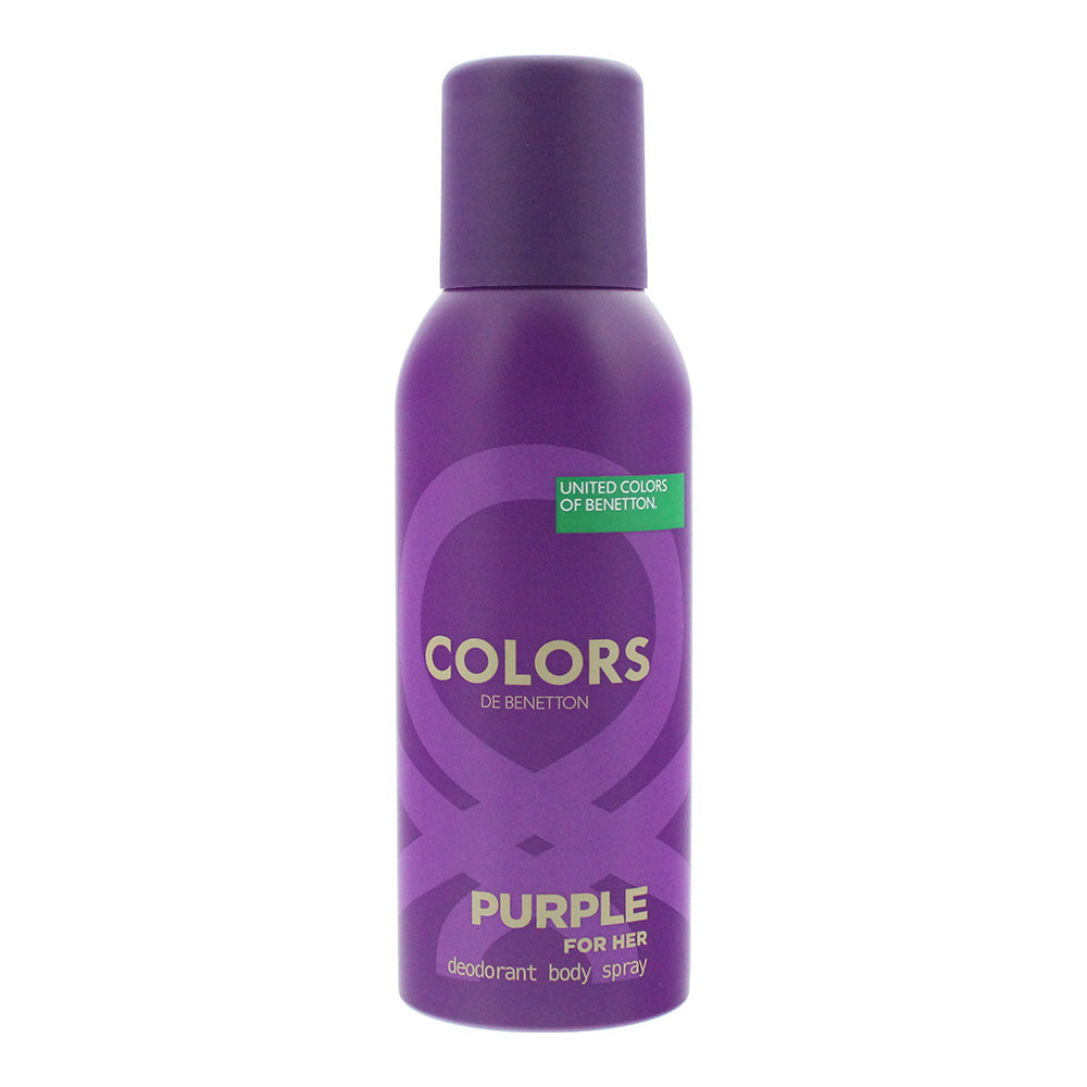 Benetton, Colors Purple, De lungă durată, Floral, Deodorant spray, Pentru femei, 150 ml