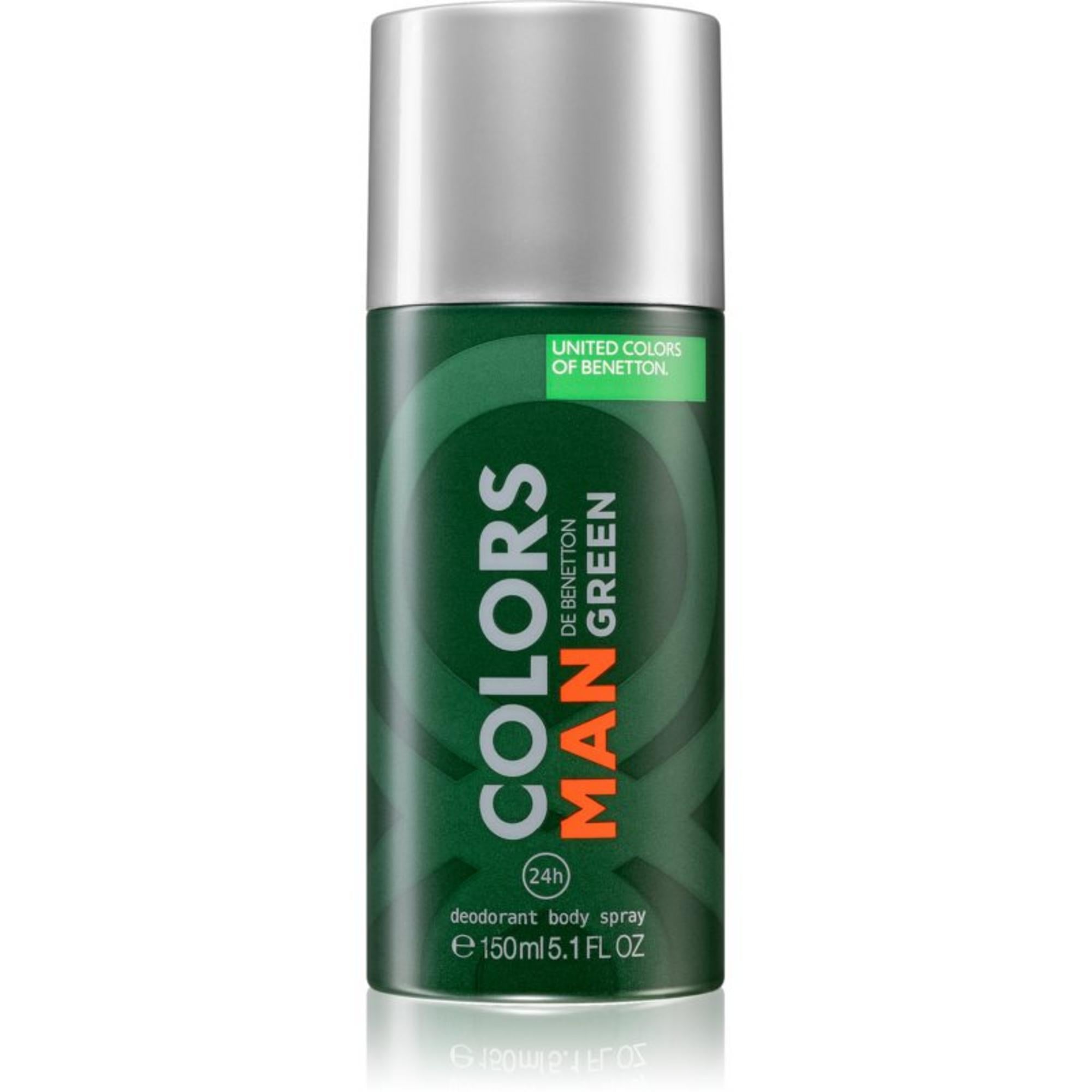 Benetton, Colors De Benetton Green, Antiperspirant, Dynamic, Deodorant spray, Pentru bărbați, 150 ml