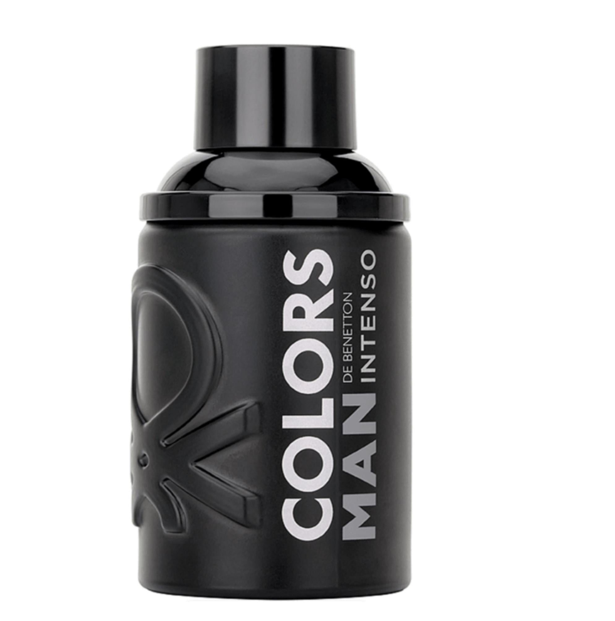 Benetton, Colors Man Black Intenso, Apă de parfum, Pentru bărbați, 60 ml