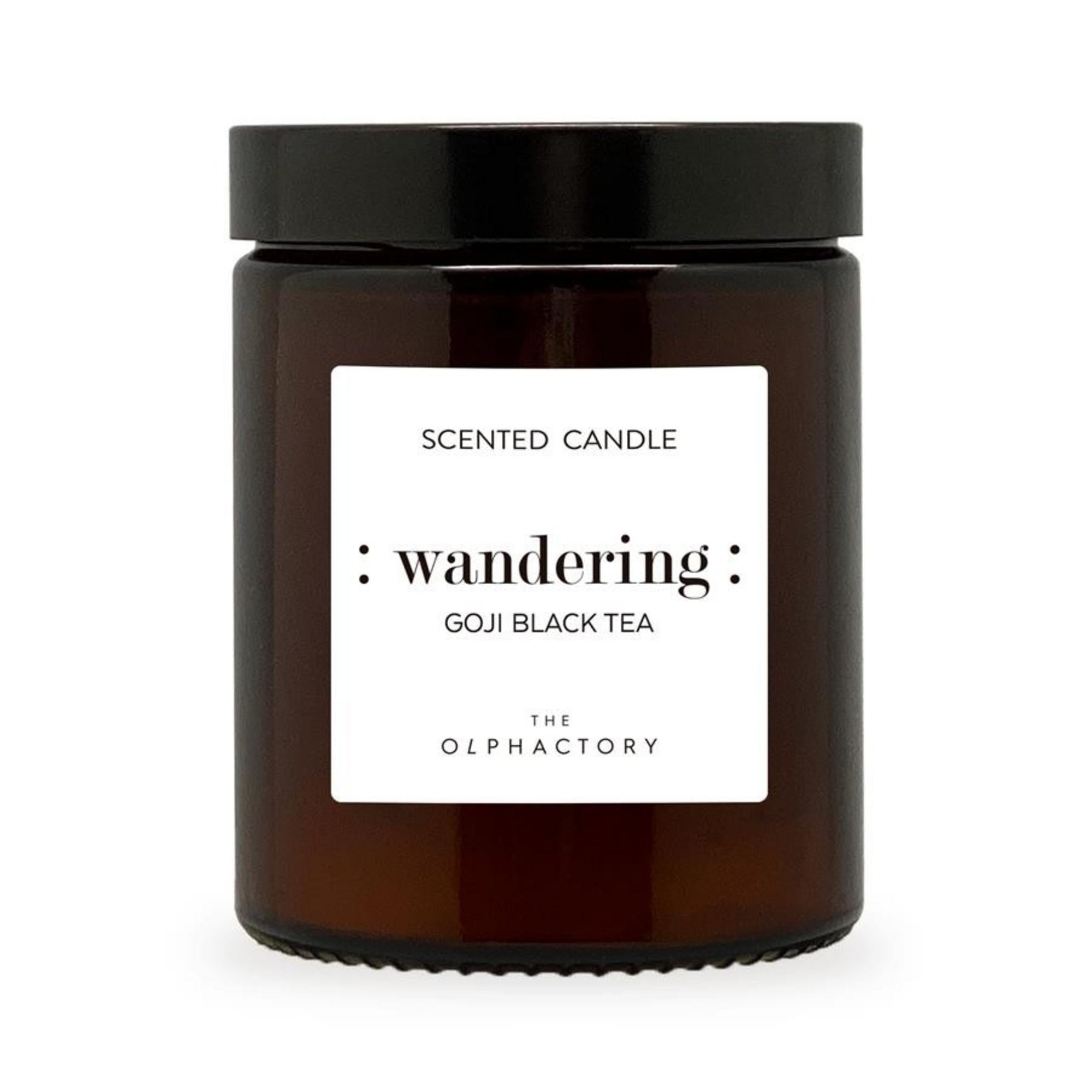 The Olphactory, Wandering Goji Black Tea, Goji, Scented Candle, 135 g