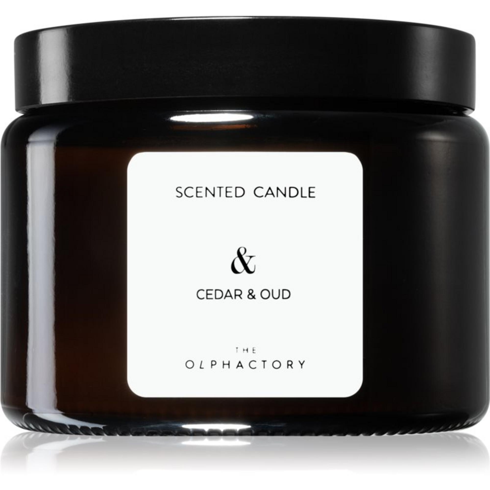 The Olphactory, Cedar & Oud, Lumânare parfumată, 360 g