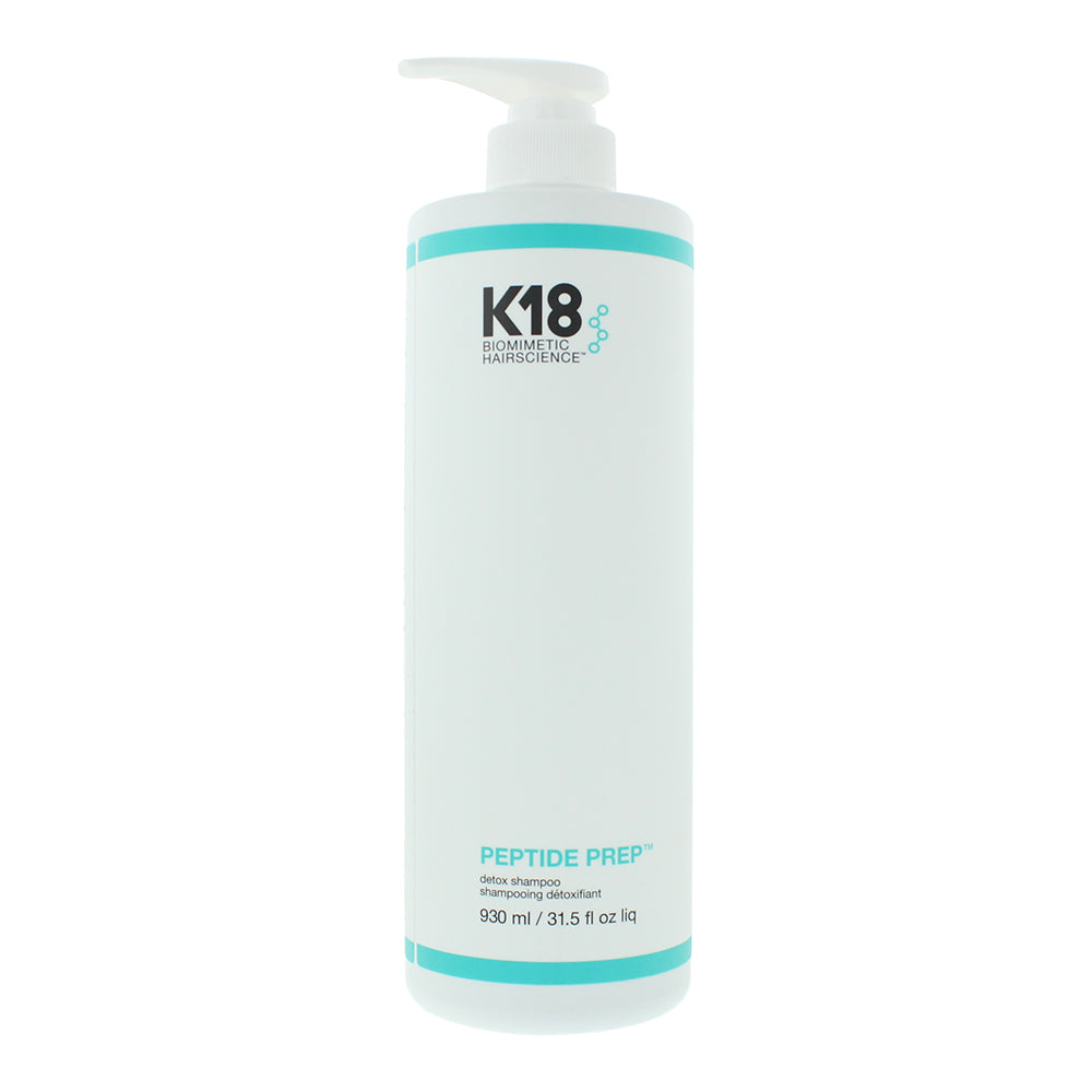 K18, Detox Peptide Prep, Cărbune activat, Șampon pentru păr, Curățare profundă, 930 ml