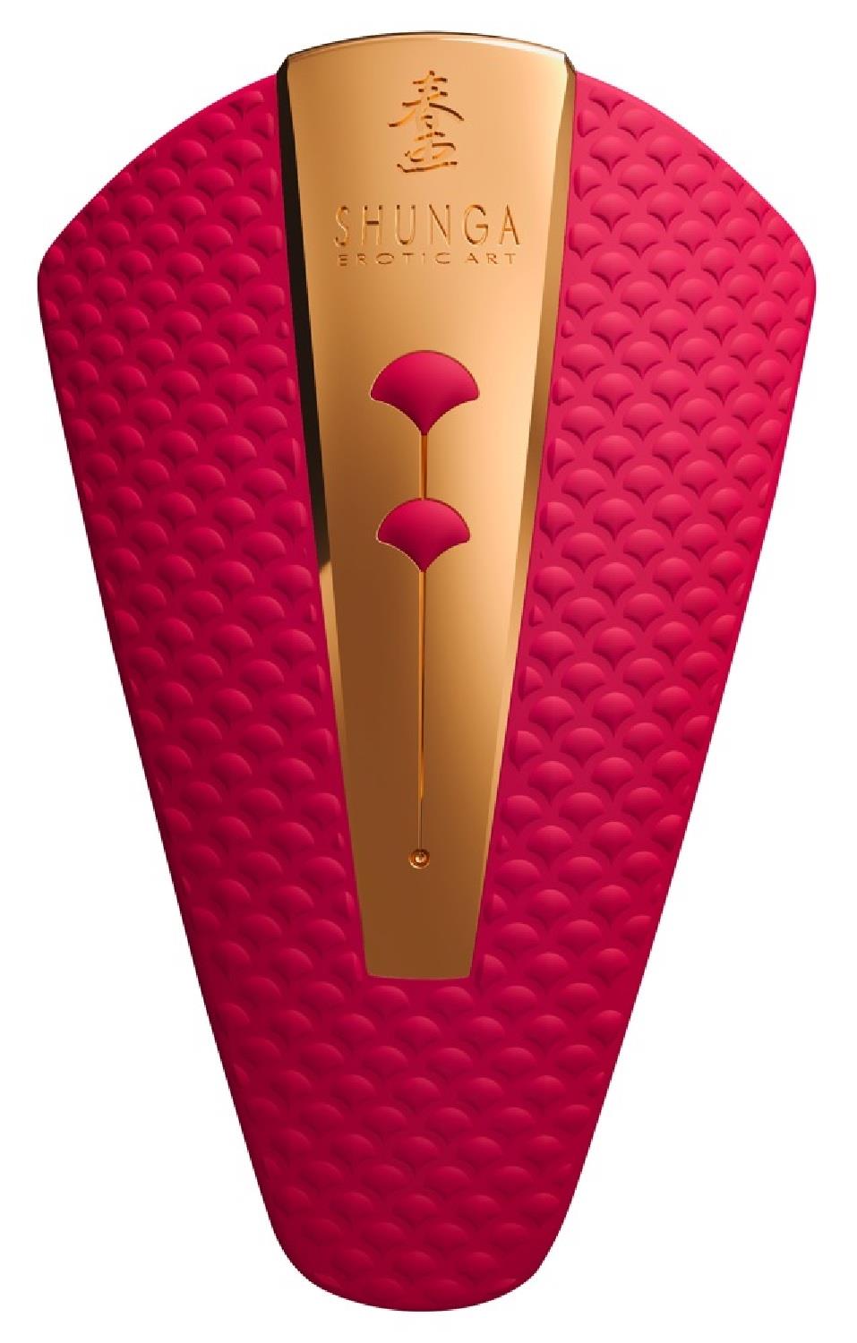 Vibrator USB din silicon Obi Shunga Raspberry