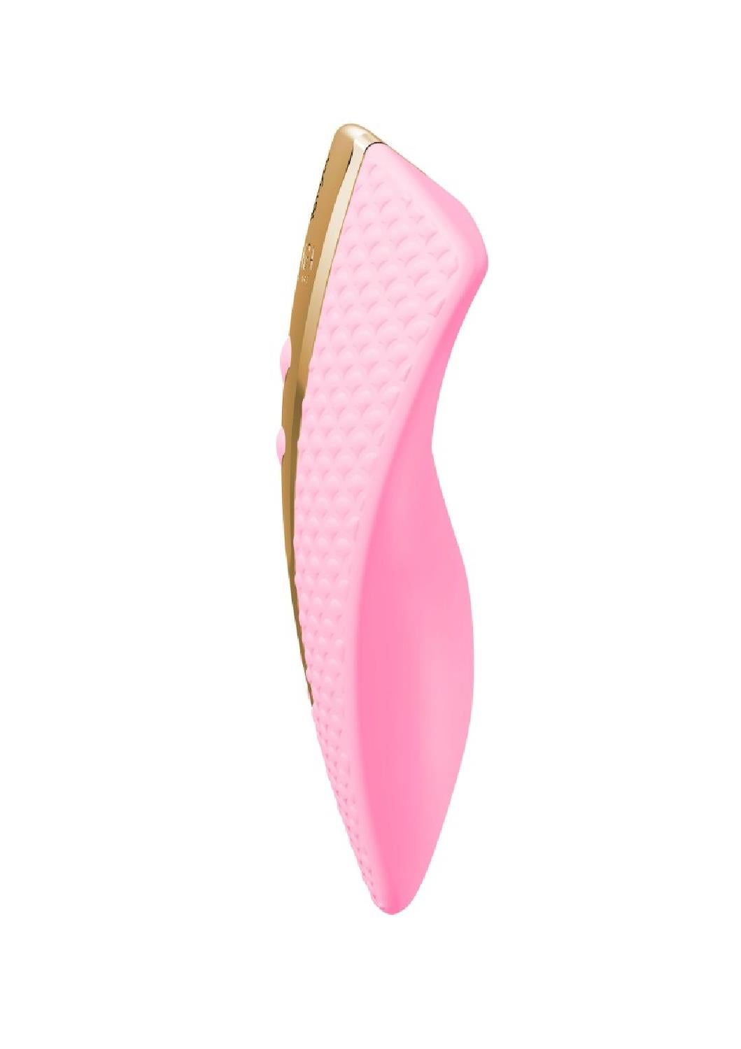 Stimulator clitoridian USB Shunga Obi din silicon roz, 11 cm