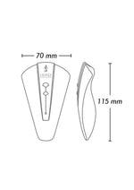 Stimulator clitoridian USB Shunga Obi din silicon roz, 11 cm
