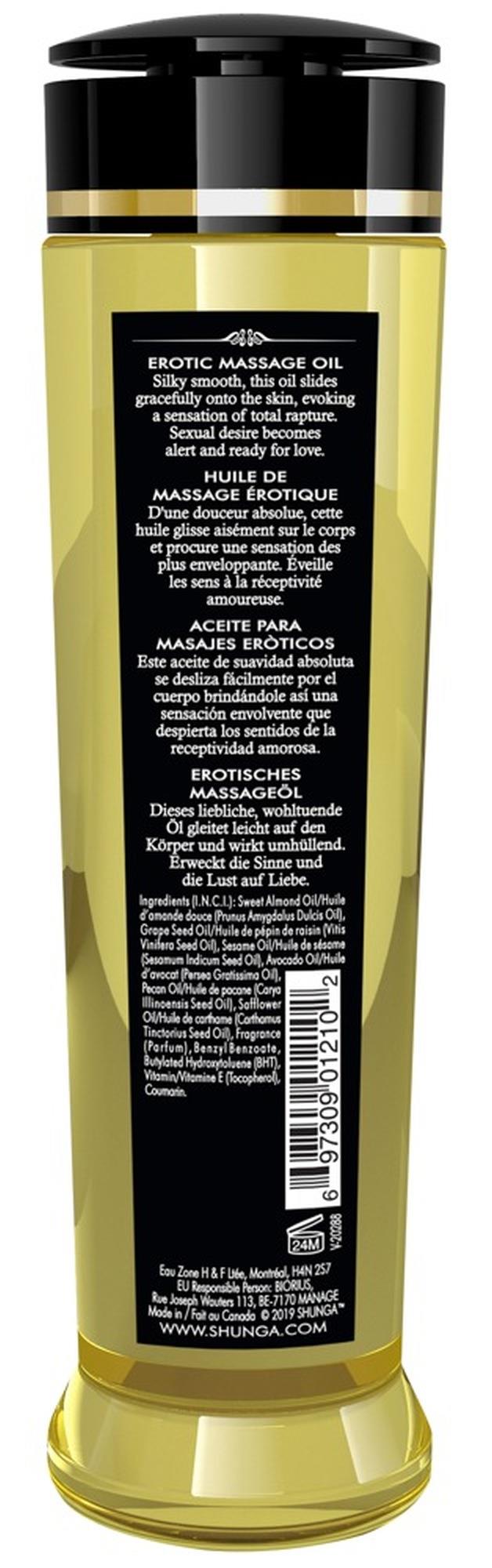 Ulei de masaj erotic cu nucă de cocos Shunga Adorable 240 ml