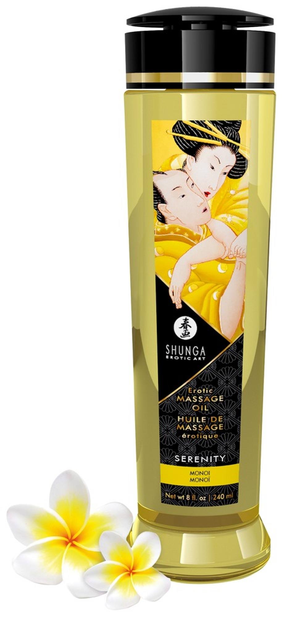 Ulei de masaj erotic Shunga Serenity Monoi 240 ml