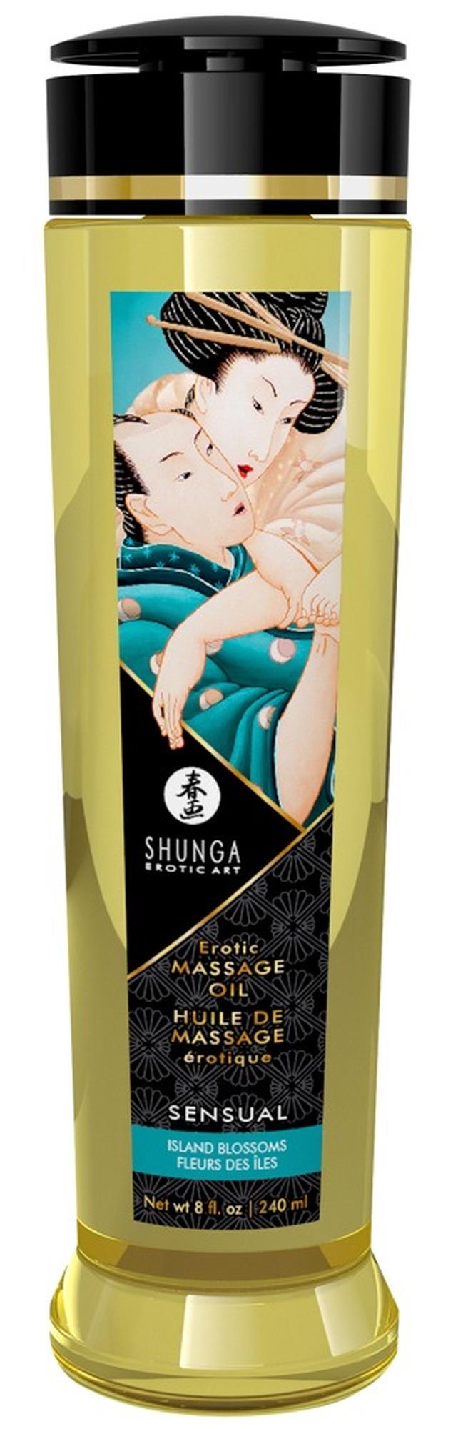 Ulei de masaj erotic Shunga Sensual Island Blossoms