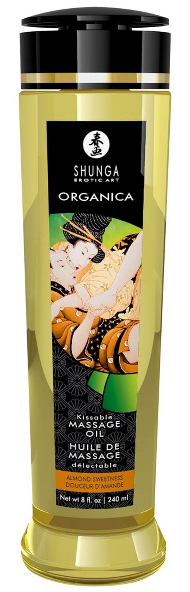 Ulei de masaj Shunga Organica cu migdale dulci 240 ml