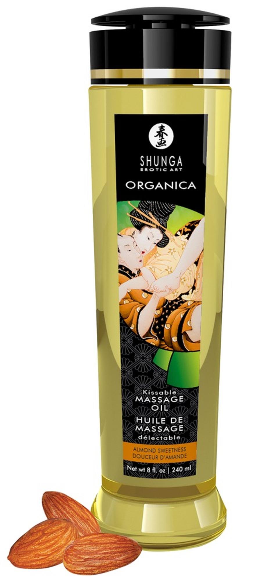 Ulei de masaj Shunga Organica cu migdale dulci 240 ml