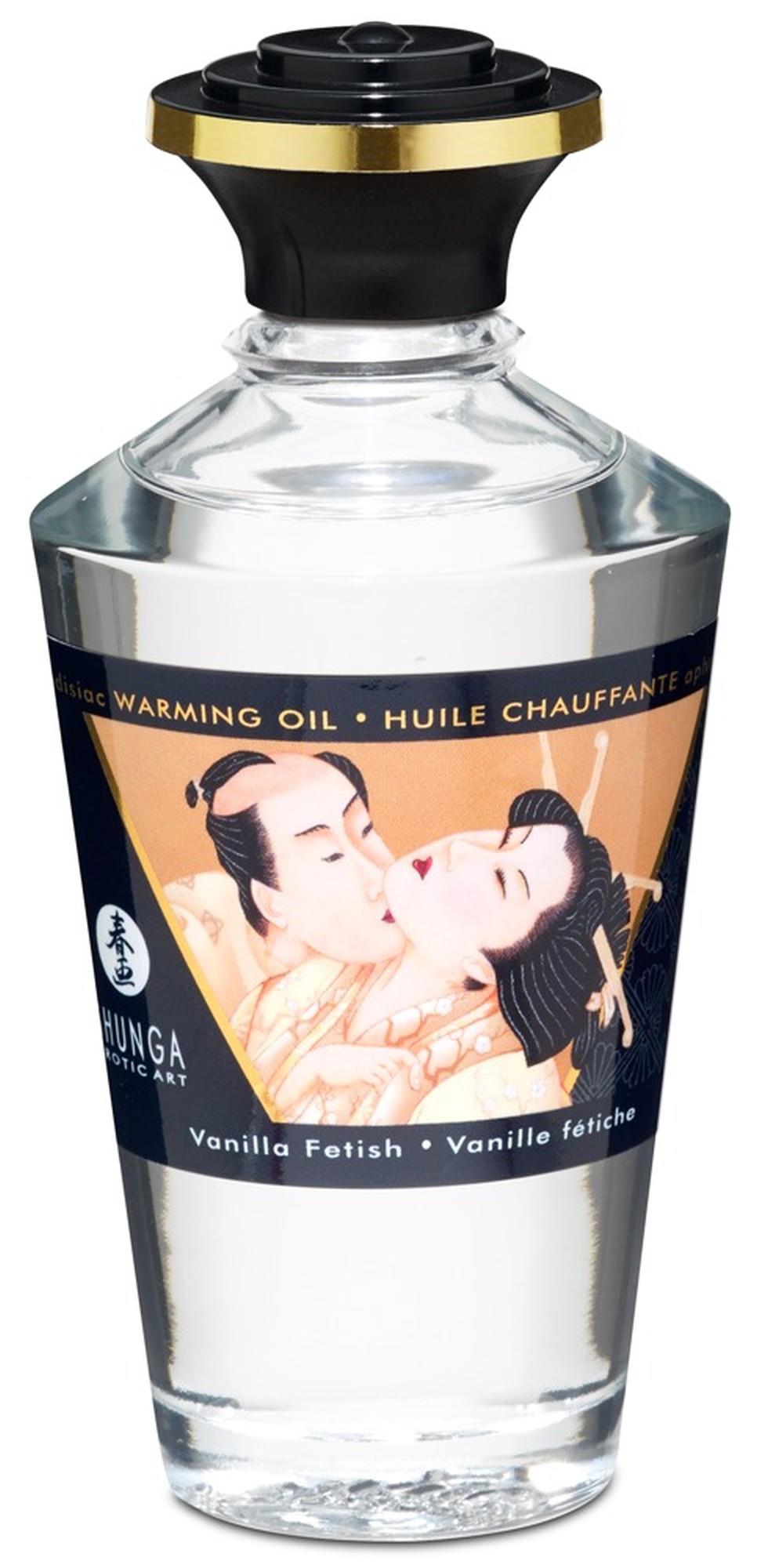 Ulei de masaj cu vanilie Shunga Fetish Warming