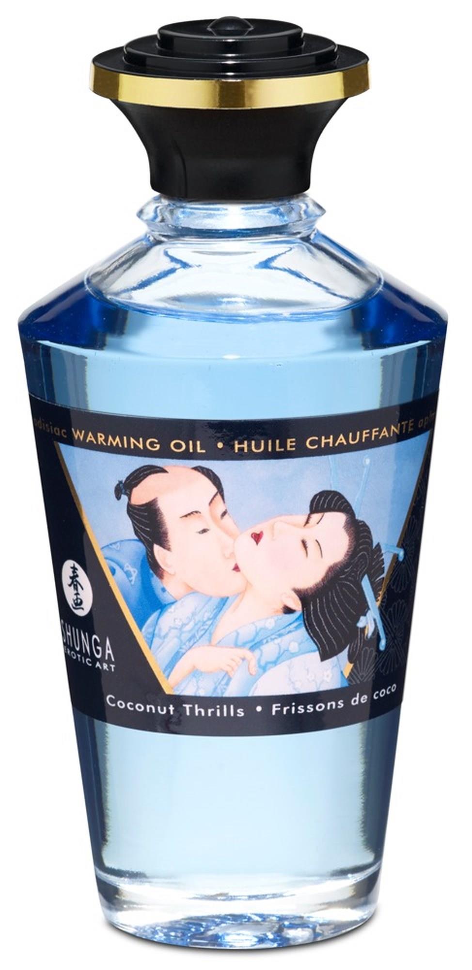 Ulei de masaj încălzitor Shunga Nucă de cocos
