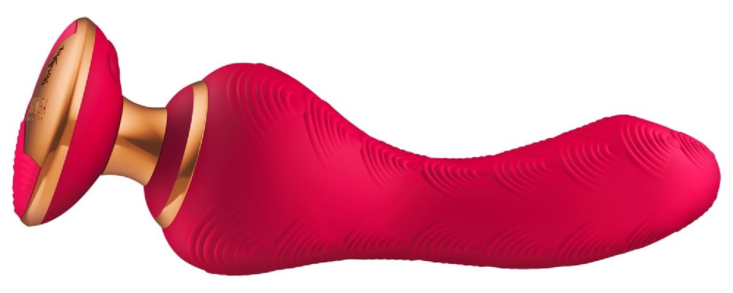 Shunga Sanya Silicon G-Spot Vibrator Raspberry USB 18,5 cm