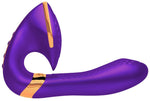 Vibrator stimulator USB Shunga Soyo din silicon violet, 17 cm