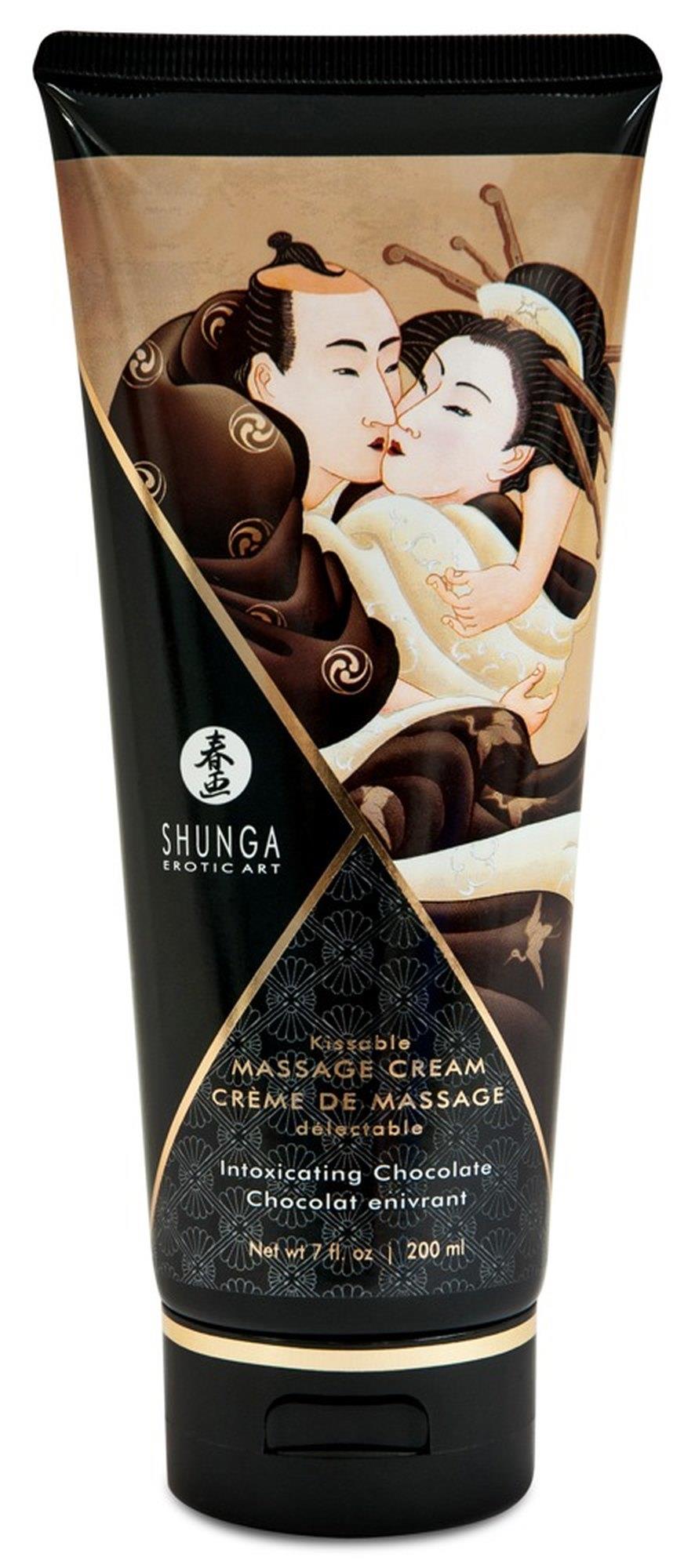 Cremă de masaj Shunga cu aromă de ciocolată 200 ml