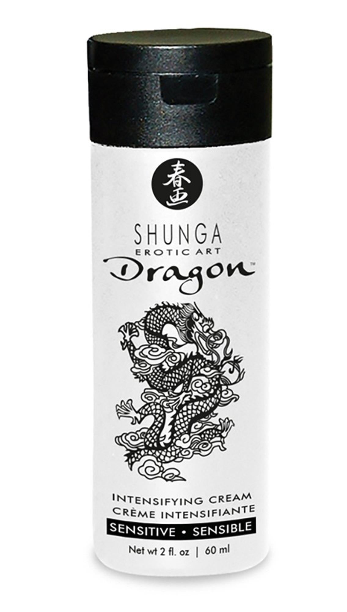 Cremă pentru penis Shunga Dragon Sensible, încălzitoare și răcoritoare