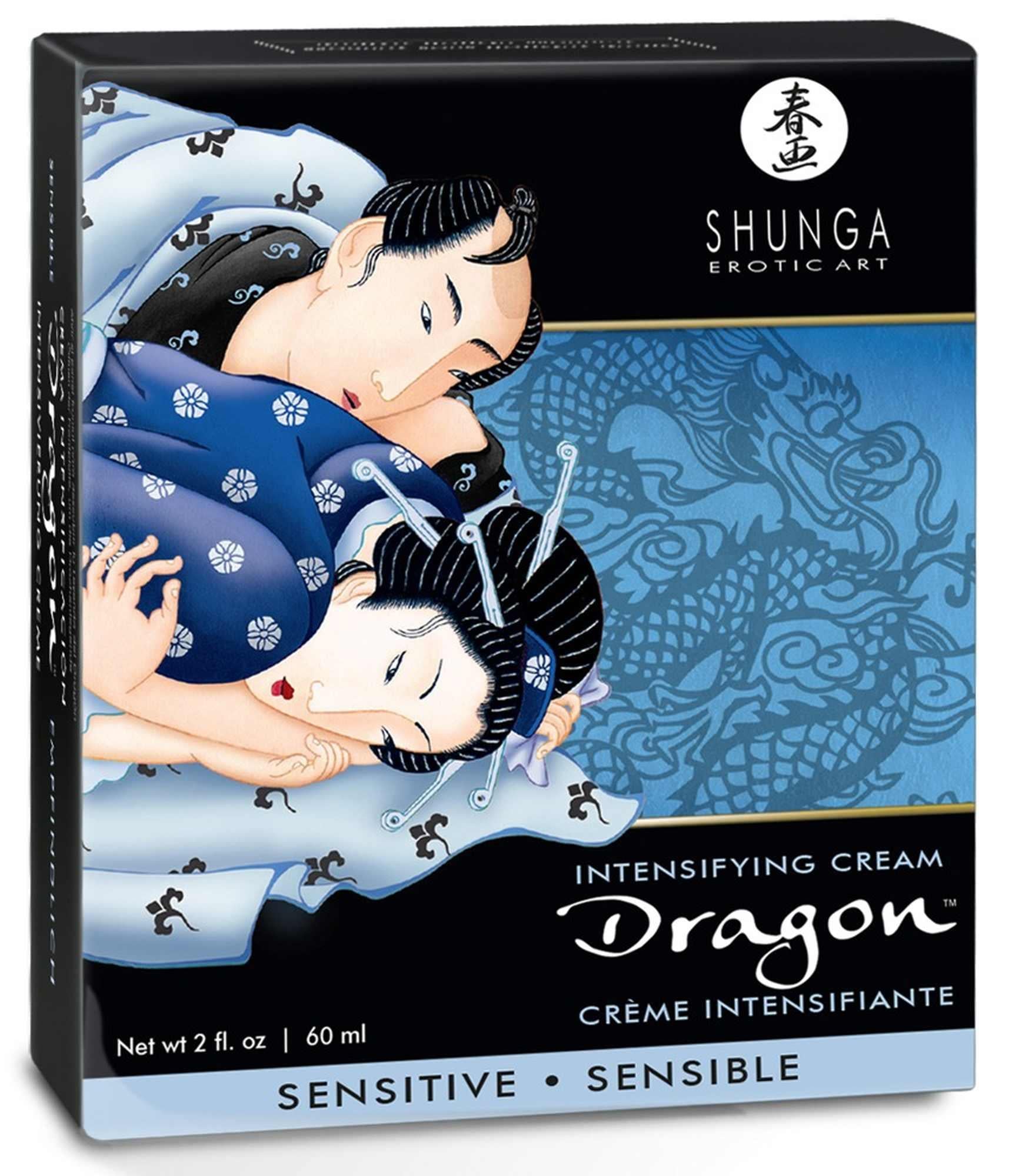 Cremă pentru penis Shunga Dragon Sensible, încălzitoare și răcoritoare