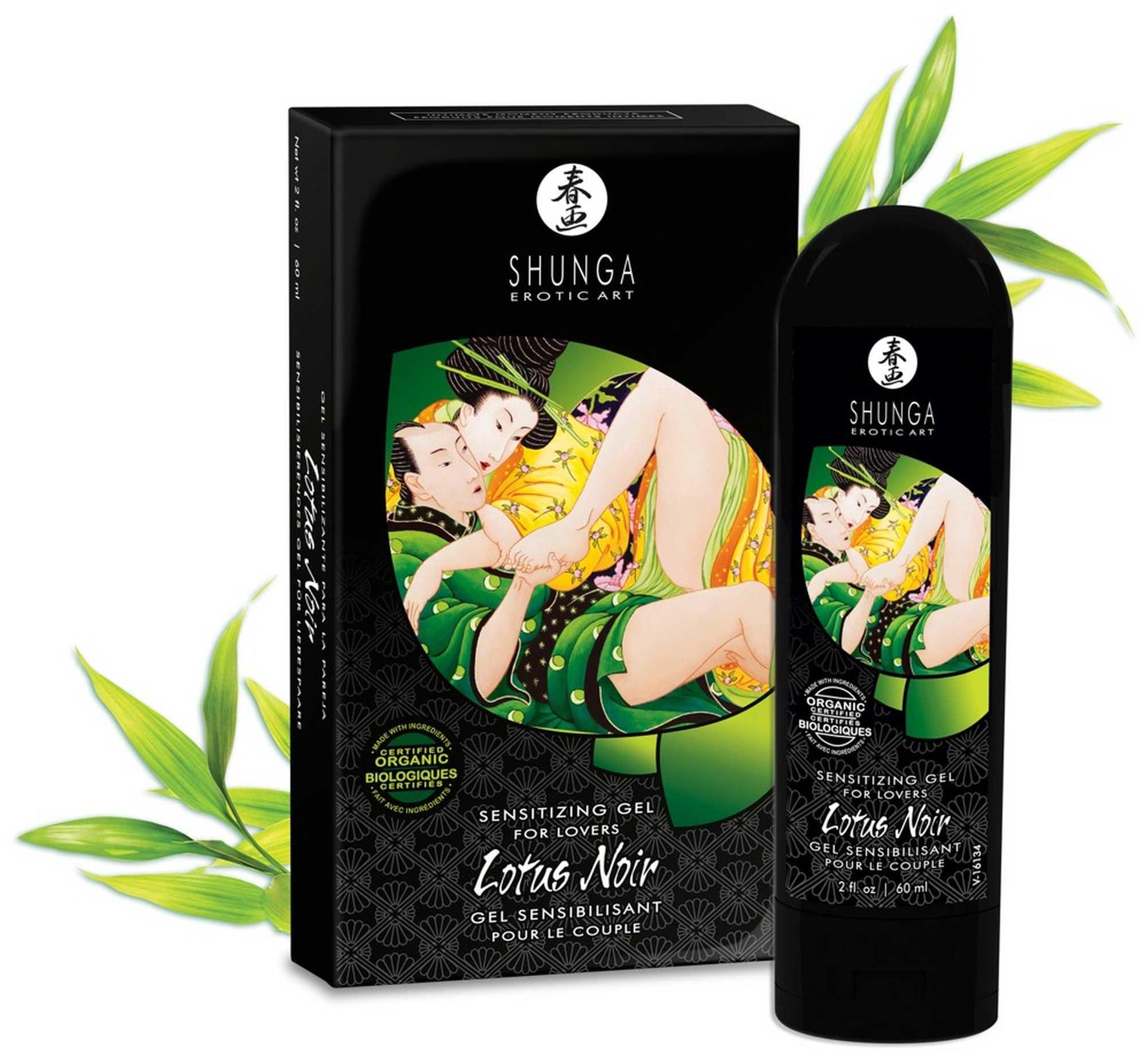 Gel stimulant răcoritor Shunga Lotus Noir 60ml