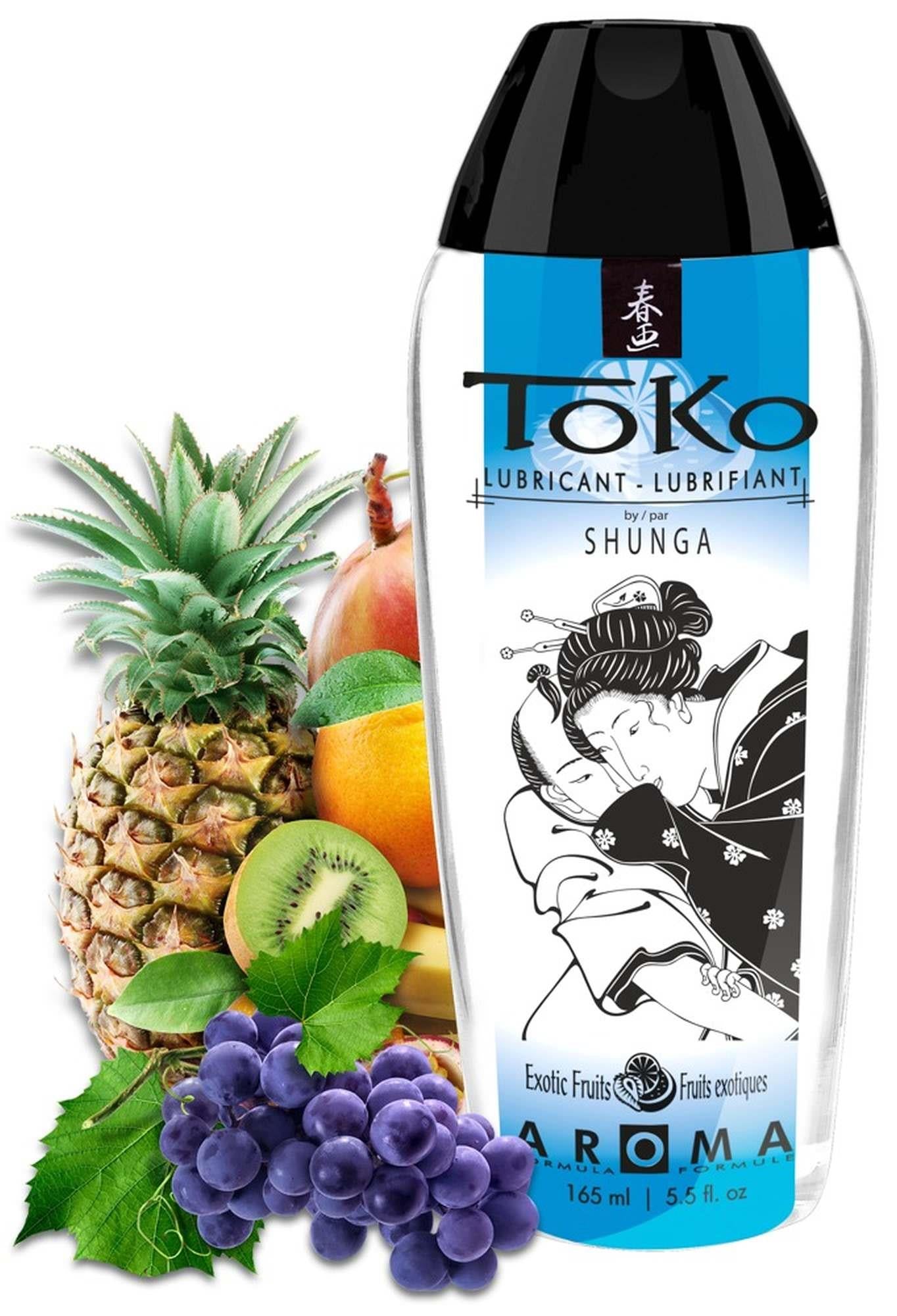 Lubrifiant cu aromă de fructe exotice Shunga Toko Aroma 165ml