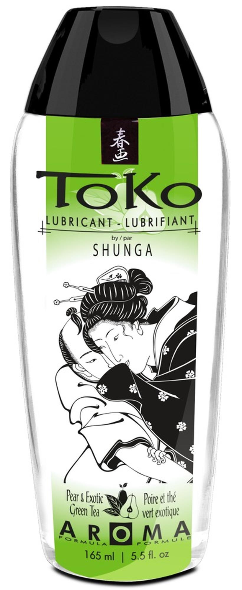Lubrifiant aromat Shunga Toko Aroma cu ceai verde de pere 165ml