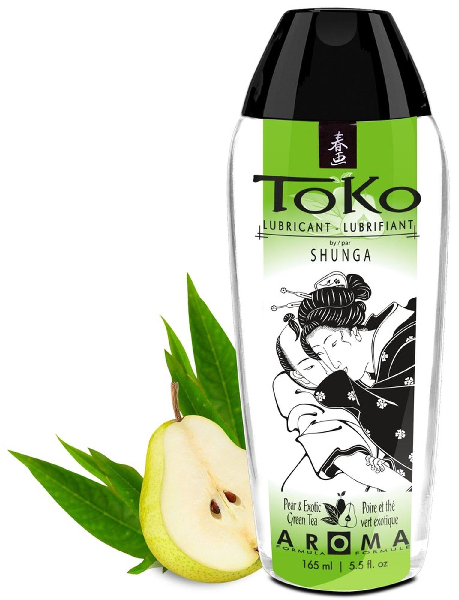 Lubrifiant aromat Shunga Toko Aroma cu ceai verde de pere 165ml