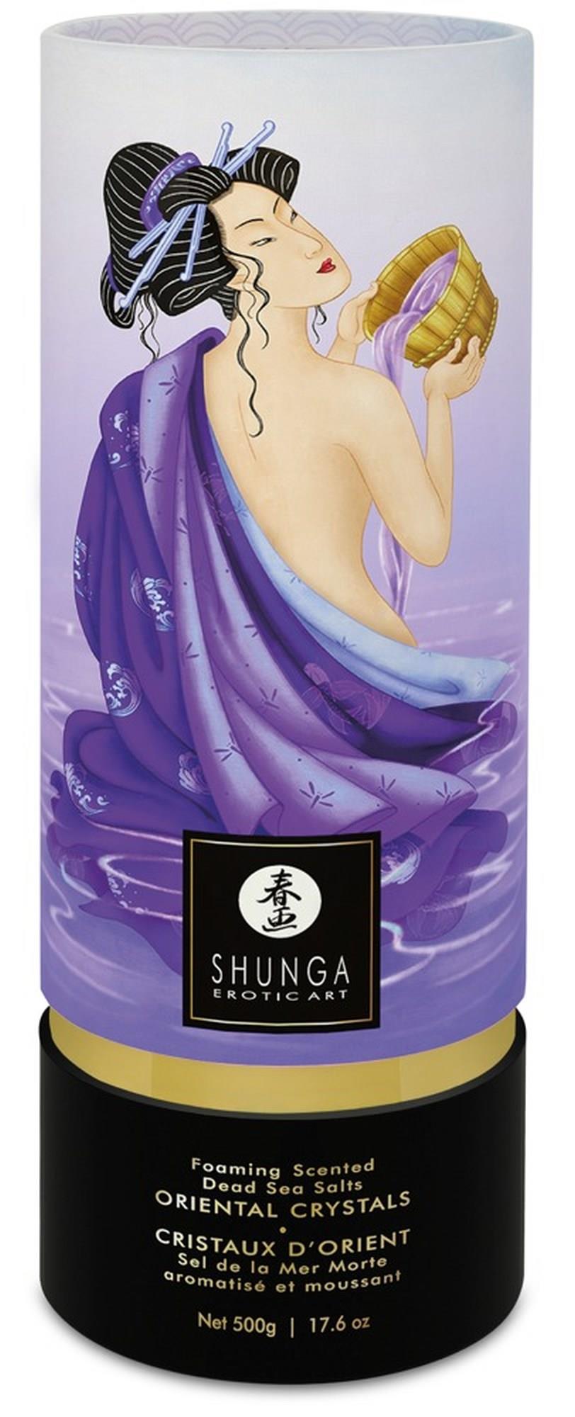 Sare de baie Shunga Oriental Crystals, Fructe exotice, Violet