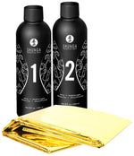 Set de gel de masaj Shunga Melon Mango Oriental Body Slide cu folie