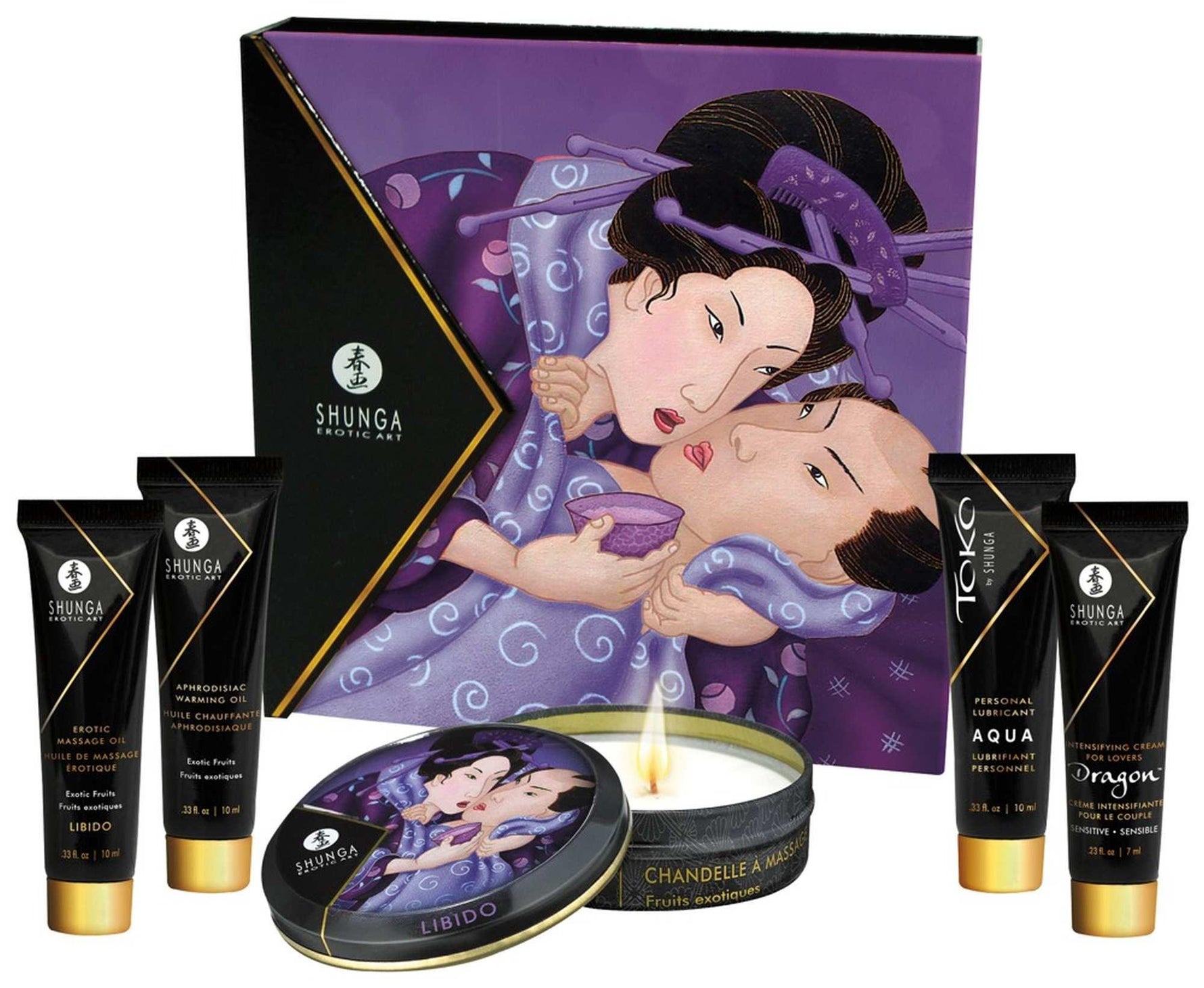 Set Shunga cu Fructe Exotice Secrete ale Gheișei