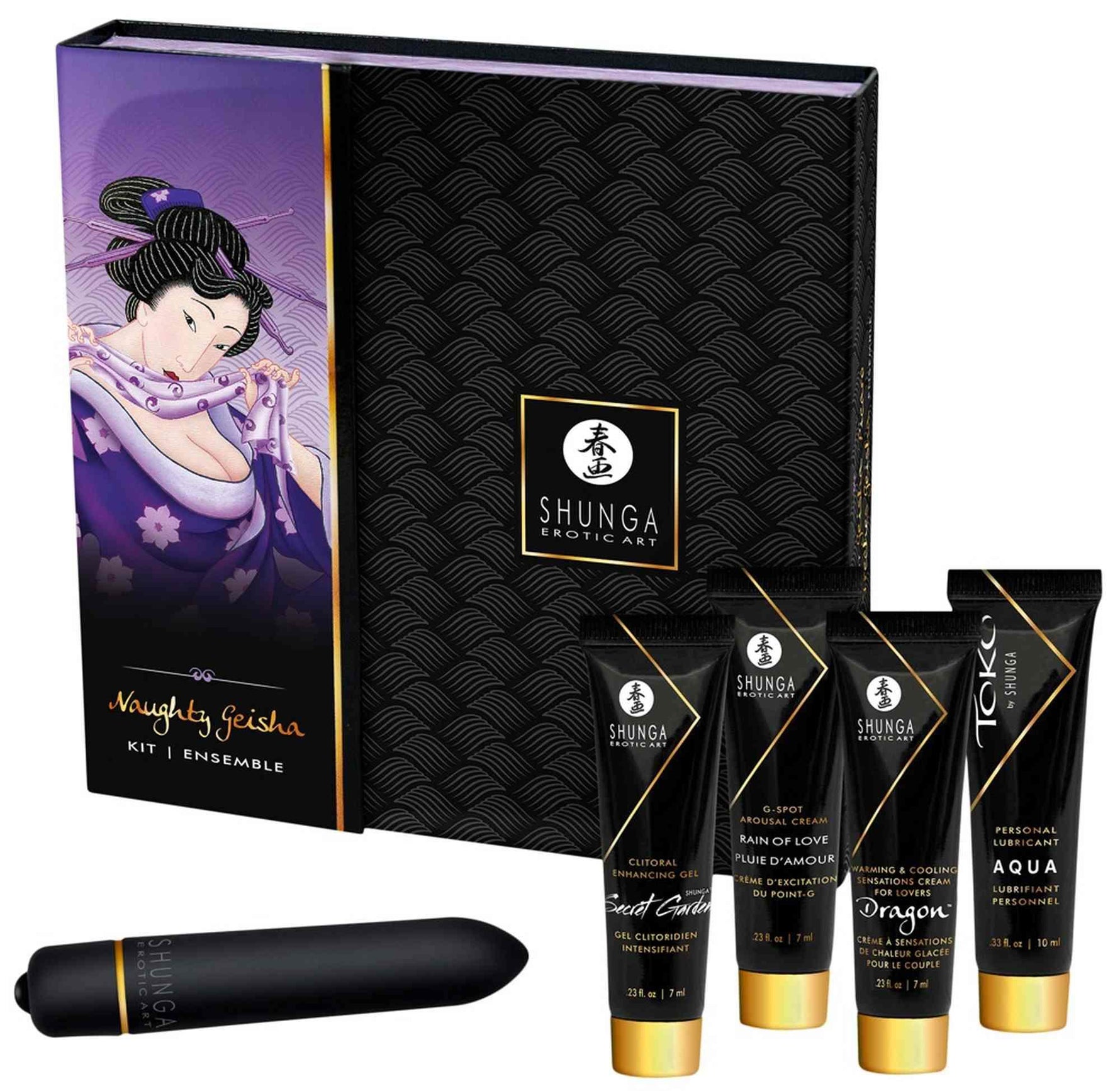 Set mini vibratoare Naughty Geisha Shunga