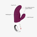 Vibrator Iepuraș Struguri Alb 17 cm Miss Bi Fun Factory