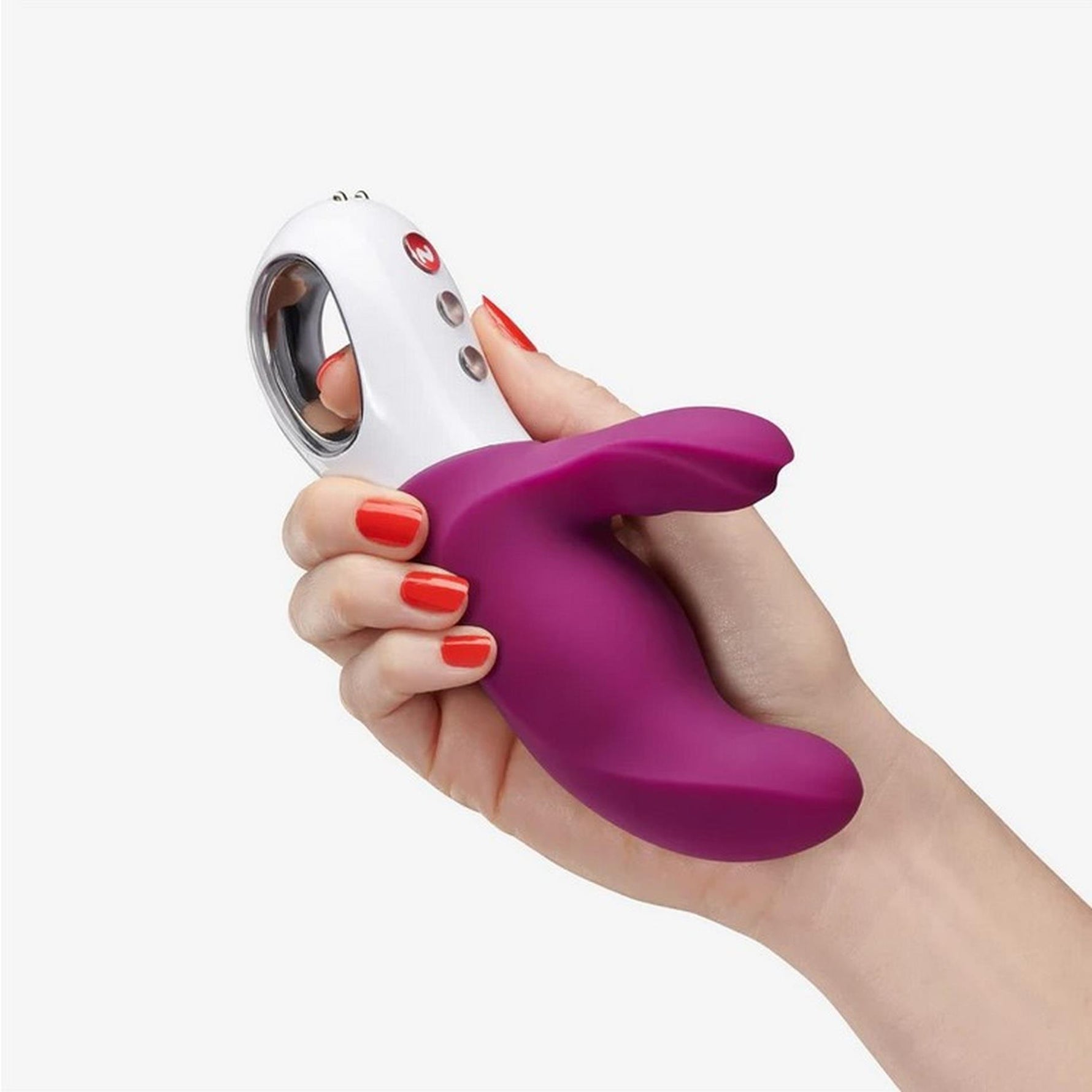 Vibrator Iepuraș Struguri Alb 17 cm Miss Bi Fun Factory