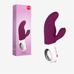 Vibrator Iepuraș Struguri Alb 17 cm Miss Bi Fun Factory