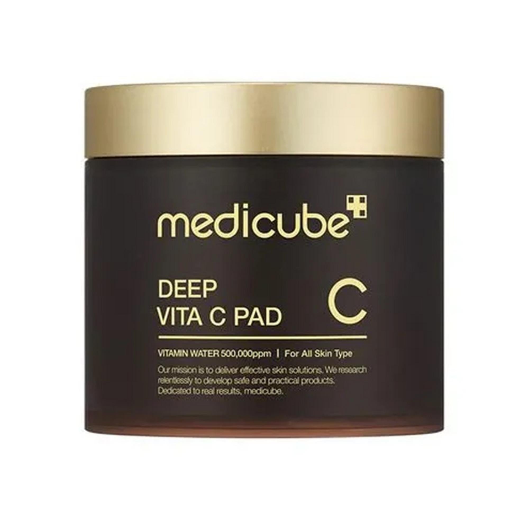 Medicube, Deep Vita C Glutathione Brightening Mask, Luminare, Discuri de curățare, 70 buc