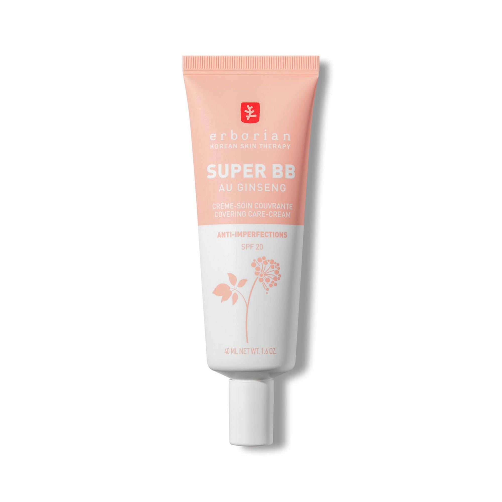 Erborian, Super BB, Ginseng, Acoperire mare, Cremă BB, Clair, SPF20, 40 ml