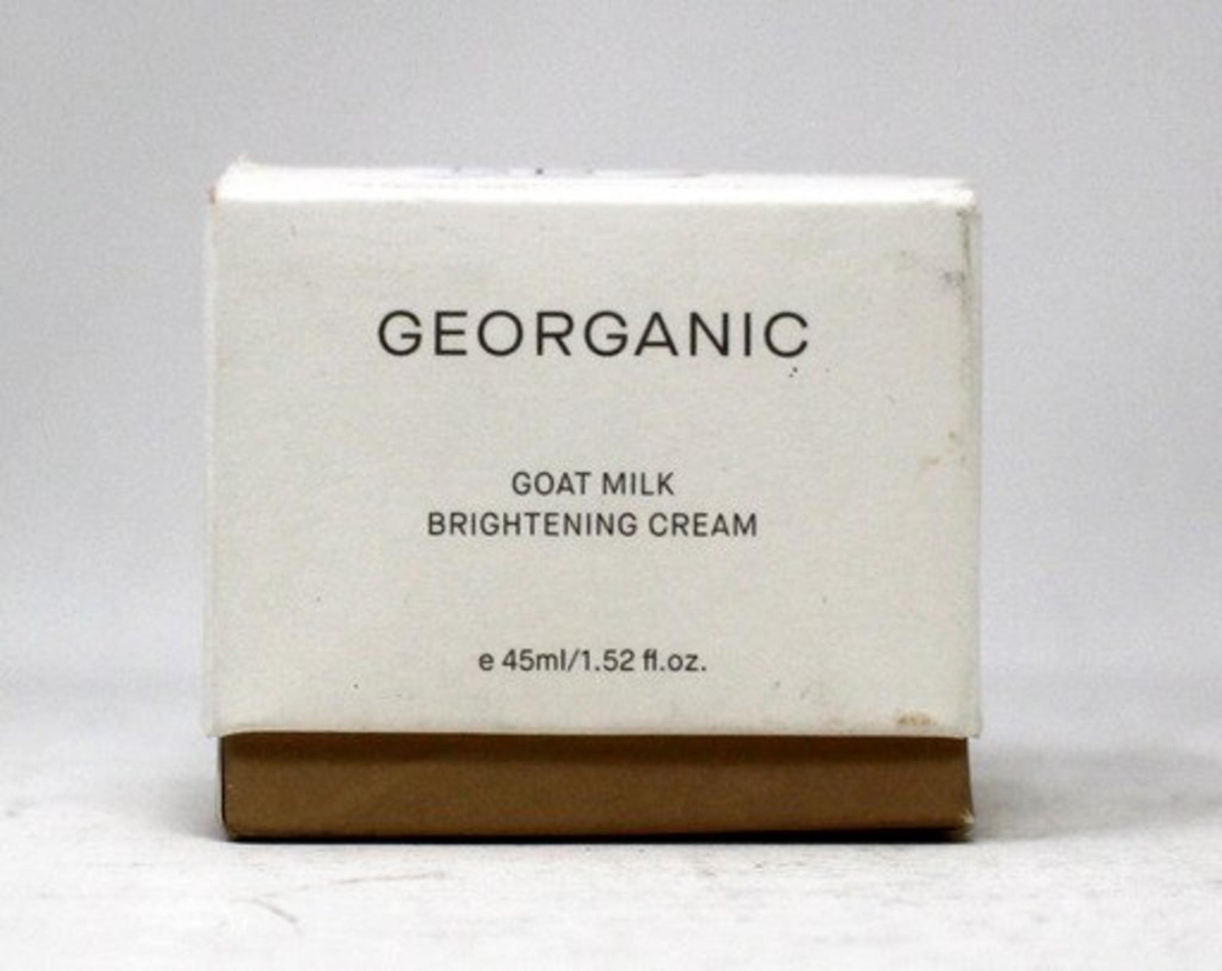 Georganic, Goat Milk Brightening, Luminare, Smântână, Pentru față, 45 ml