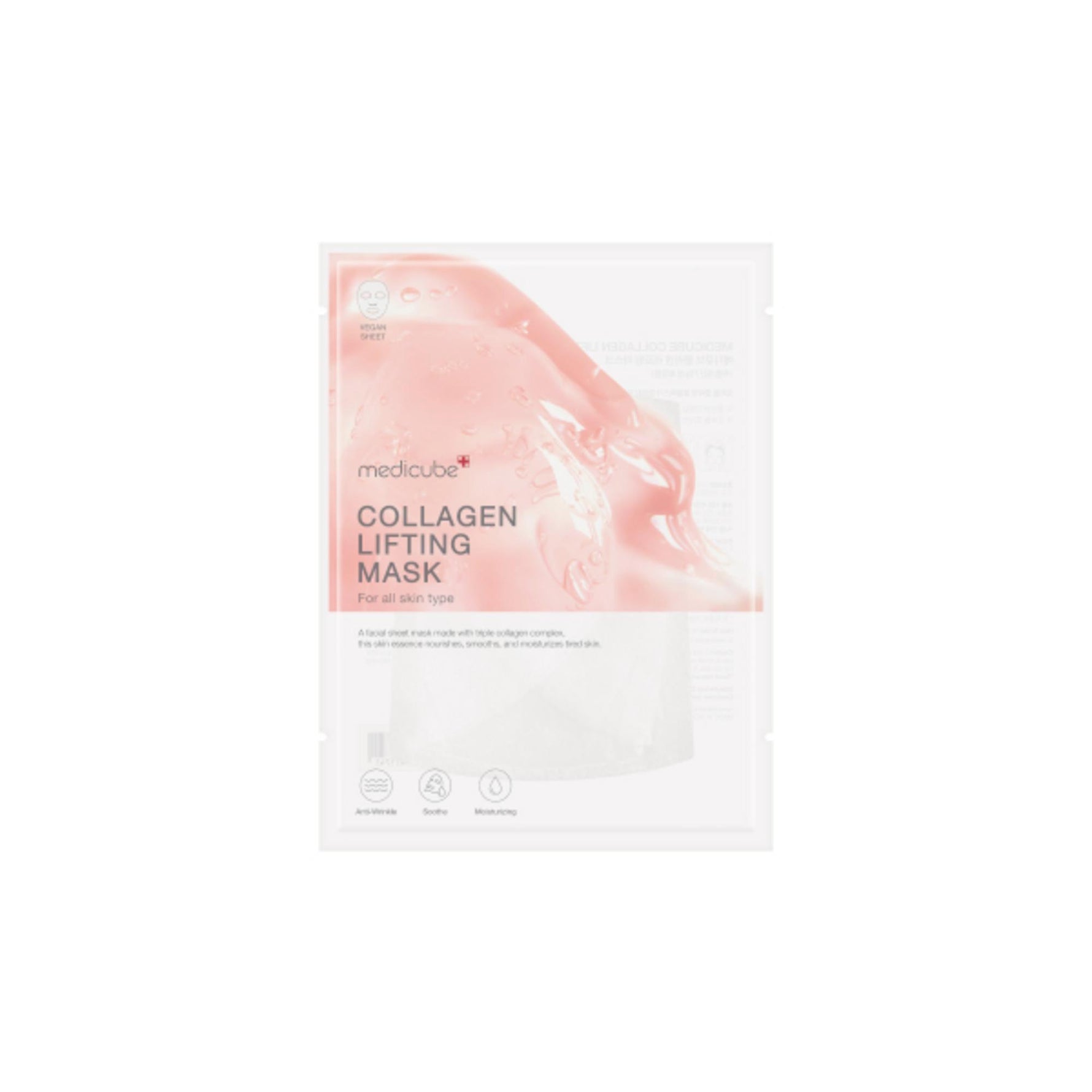 Medicube, Triple Collagen, Ridicare, Mască facială, Pentru față, 27 g