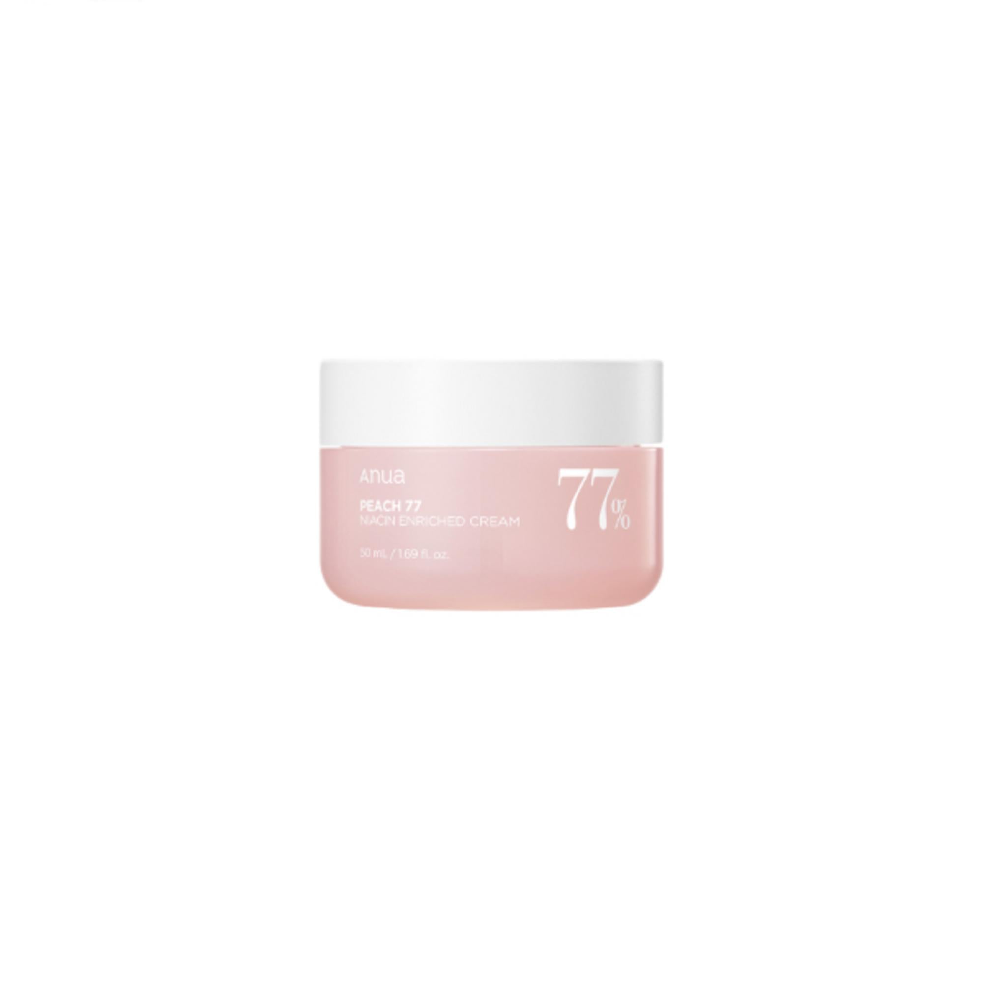 Anua, Peach 77%, Niacinamidă, Hidratant, Smântână, Pentru față, 50 ml