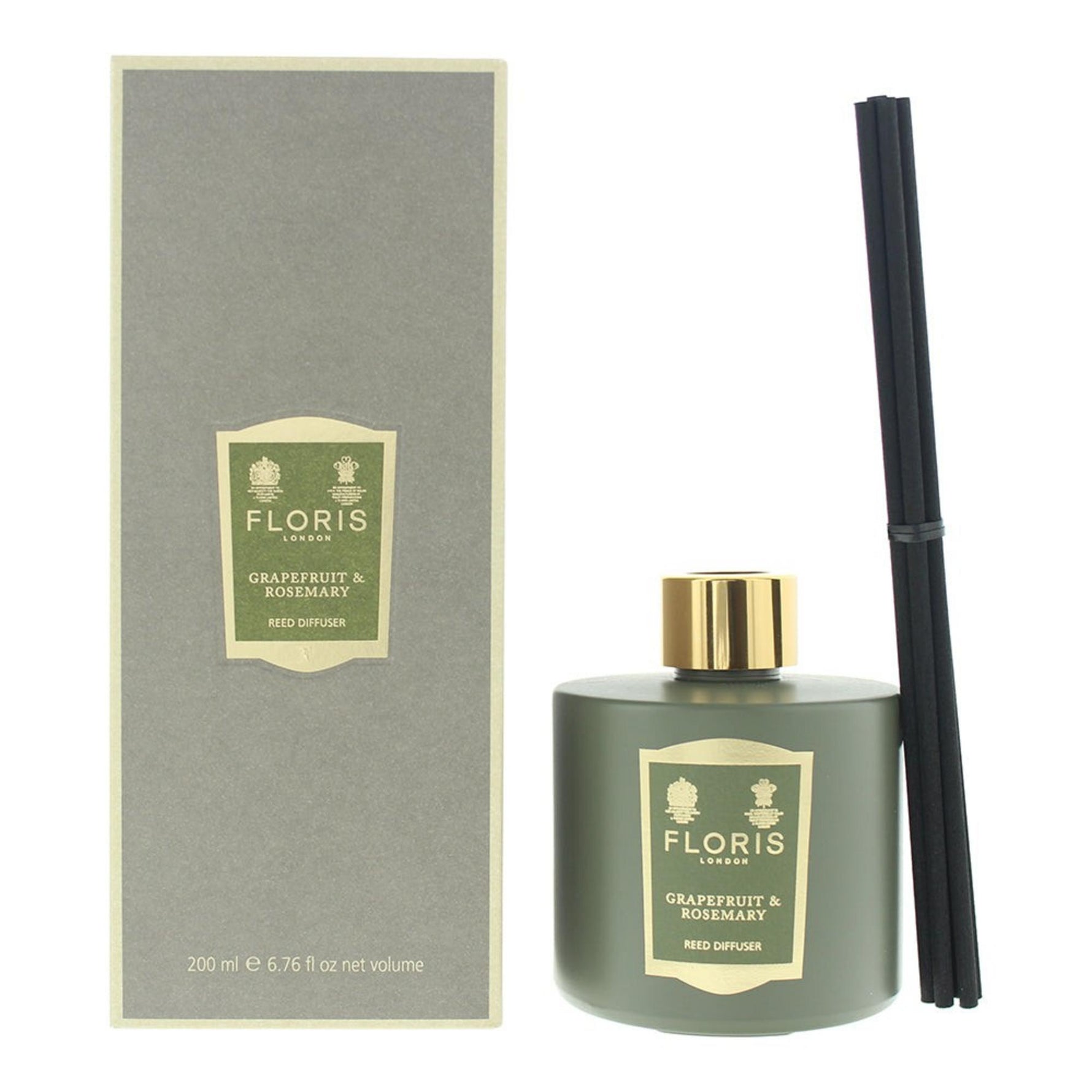 Floris Of London, Grapefruit & Rosemary, Difuzor cu bețișoare, Difuzor de aromă cu bețișoare, 200 ml
