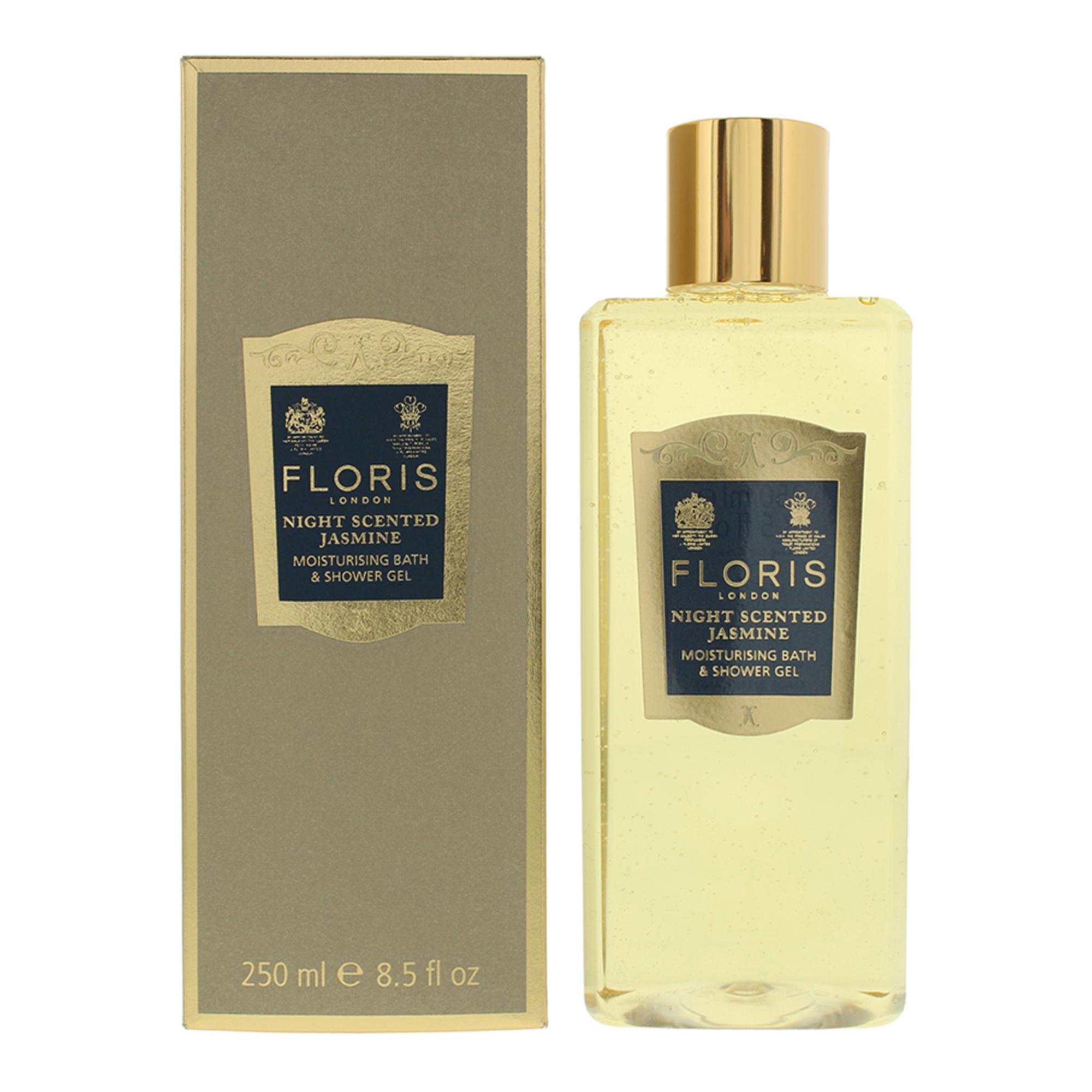 Floris Of London, Night Scented Jasmine, Curățare, Gel de duș, Toate tipurile de piele, 250 ml