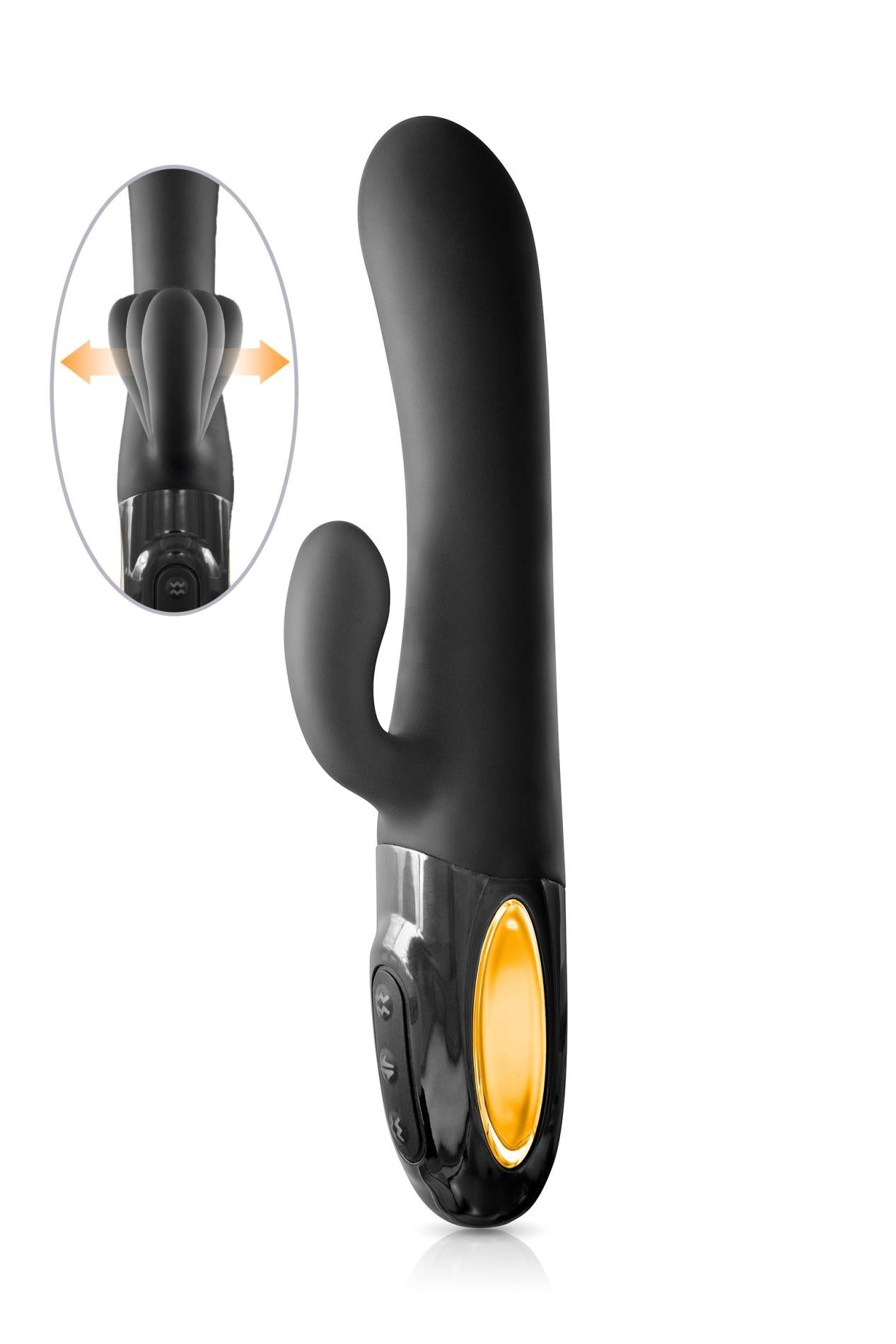 Vibrator USB Iepuraș My Viscountess Black Empire 21,8 cm