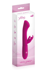 Vibrator USB Yoba din silicon cu formă de iepuraș