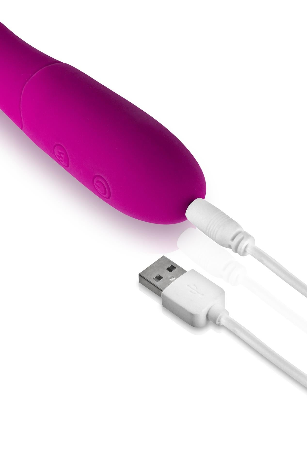 Vibrator USB Yoba din silicon cu formă de iepuraș