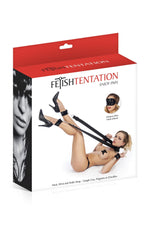 Set de bondage pentru încheieturi și glezne Fetish Tentation 240 cm